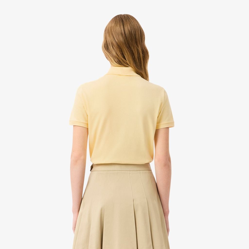Áo Polo Lacoste Nữ L.12.D Ôm Dáng Chất Liệu Piqué Co Giãn