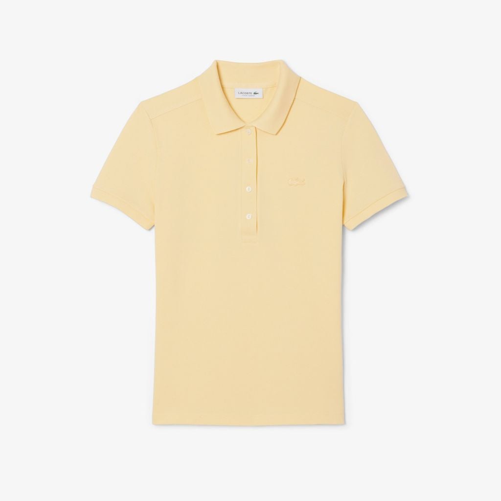 Áo Polo Lacoste Nữ L.12.D Ôm Dáng Chất Liệu Piqué Co Giãn