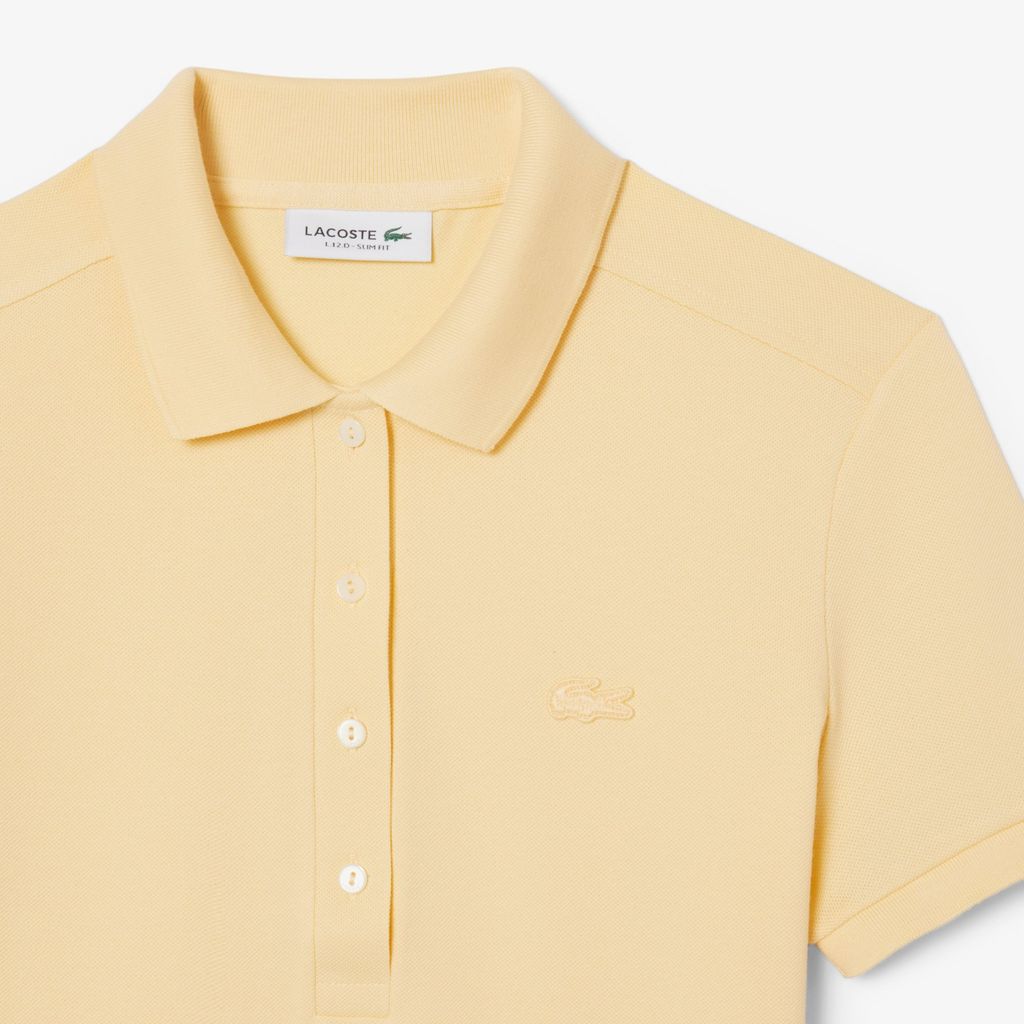 Áo Polo Lacoste Nữ L.12.D Ôm Dáng Chất Liệu Piqué Co Giãn