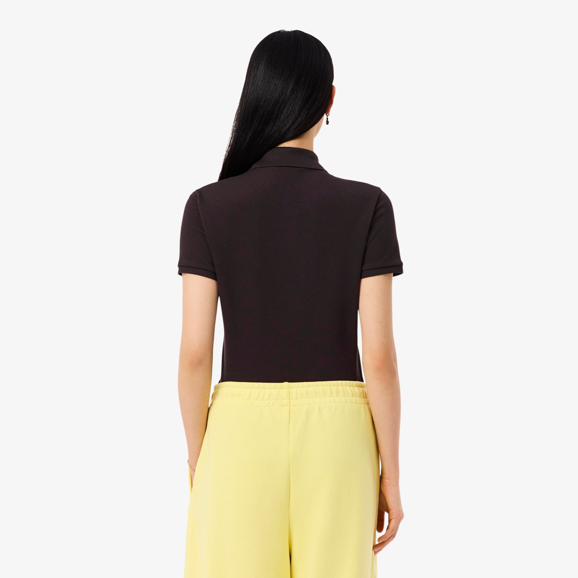 Áo Polo Lacoste Nữ L.12.D Ôm Dáng Chất Liệu Piqué Co Giãn