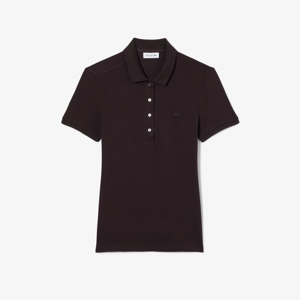 Áo Polo Lacoste Nữ L.12.D Ôm Dáng Chất Liệu Piqué Co Giãn