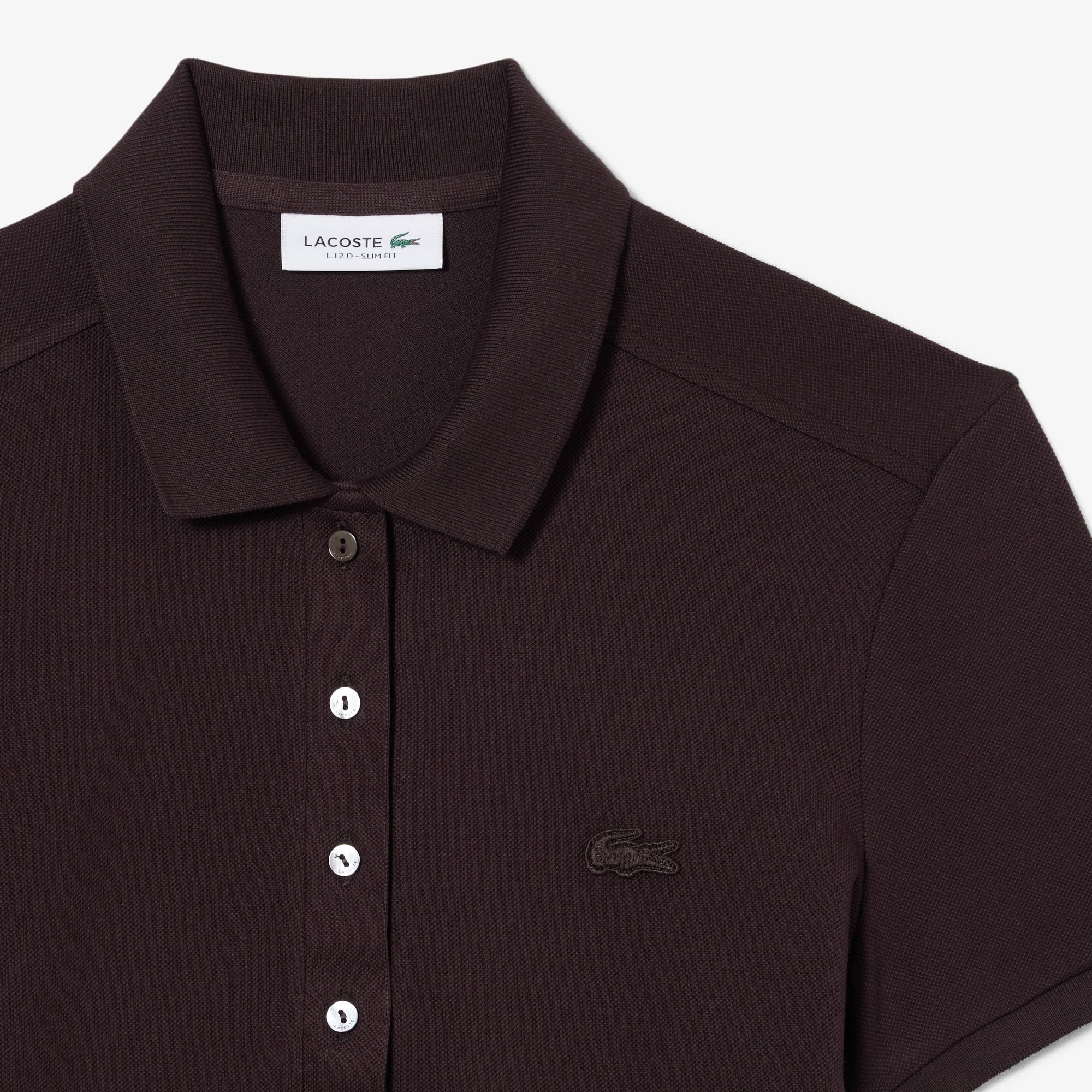 Áo Polo Lacoste Nữ L.12.D Ôm Dáng Chất Liệu Piqué Co Giãn