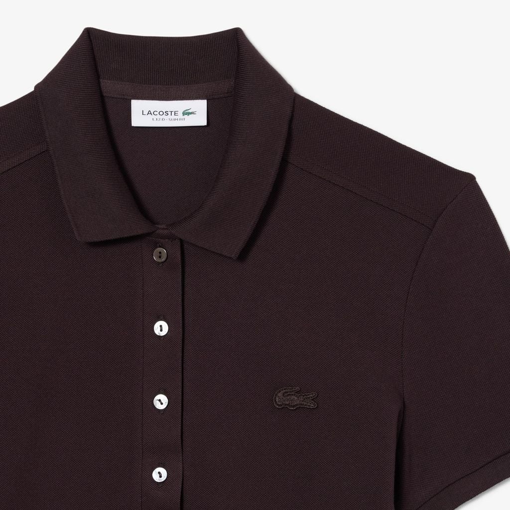 Áo Polo Lacoste Nữ L.12.D Ôm Dáng Chất Liệu Piqué Co Giãn