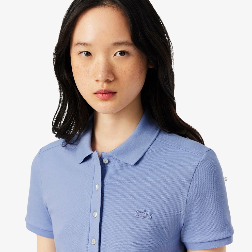 Áo Polo Lacoste Nữ L.12.D Ôm Dáng Chất Liệu Piqué Co Giãn