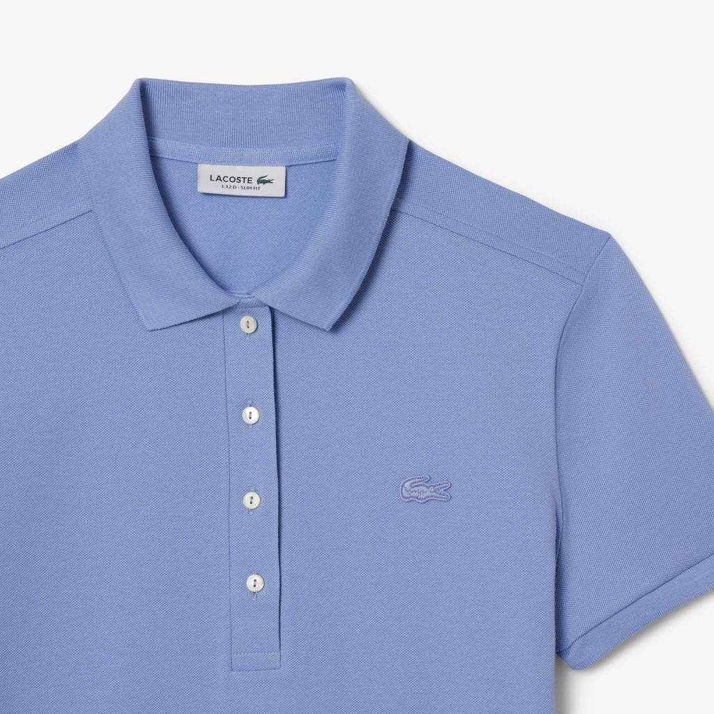 Áo Polo Lacoste Nữ L.12.D Ôm Dáng Chất Liệu Piqué Co Giãn