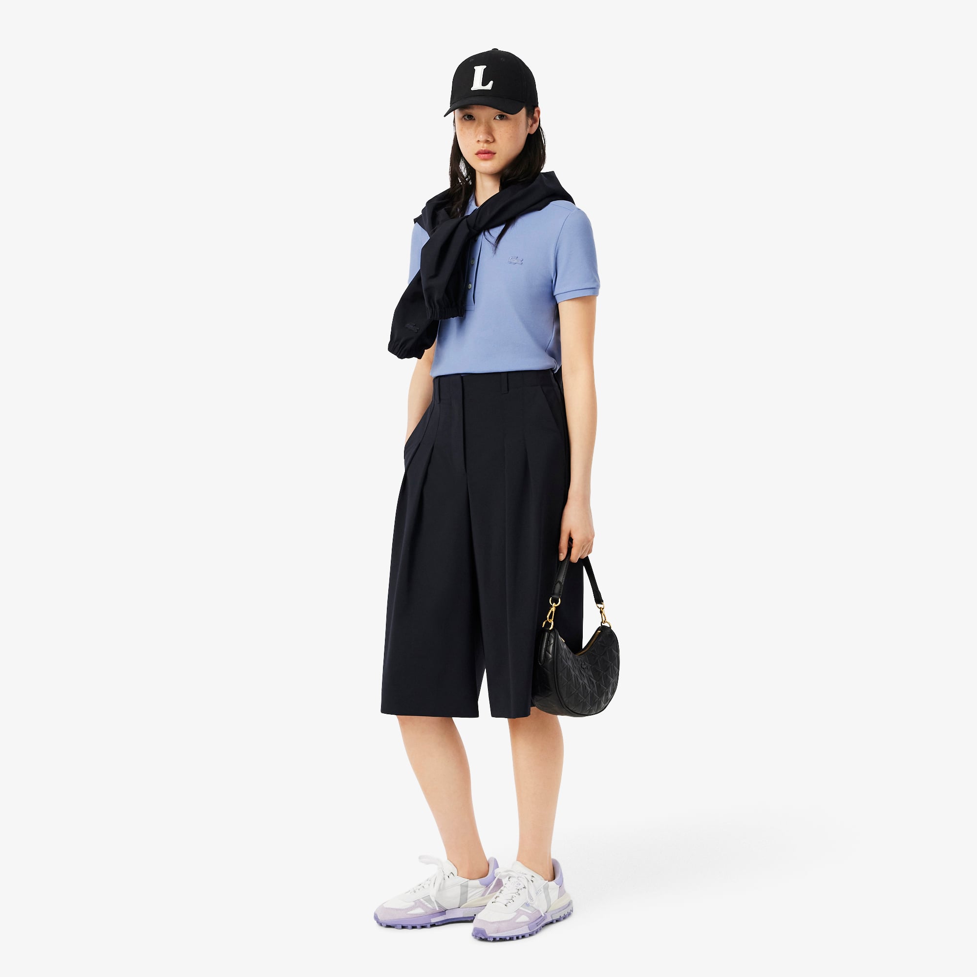 Áo Polo Lacoste Nữ L.12.D Ôm Dáng Chất Liệu Piqué Co Giãn