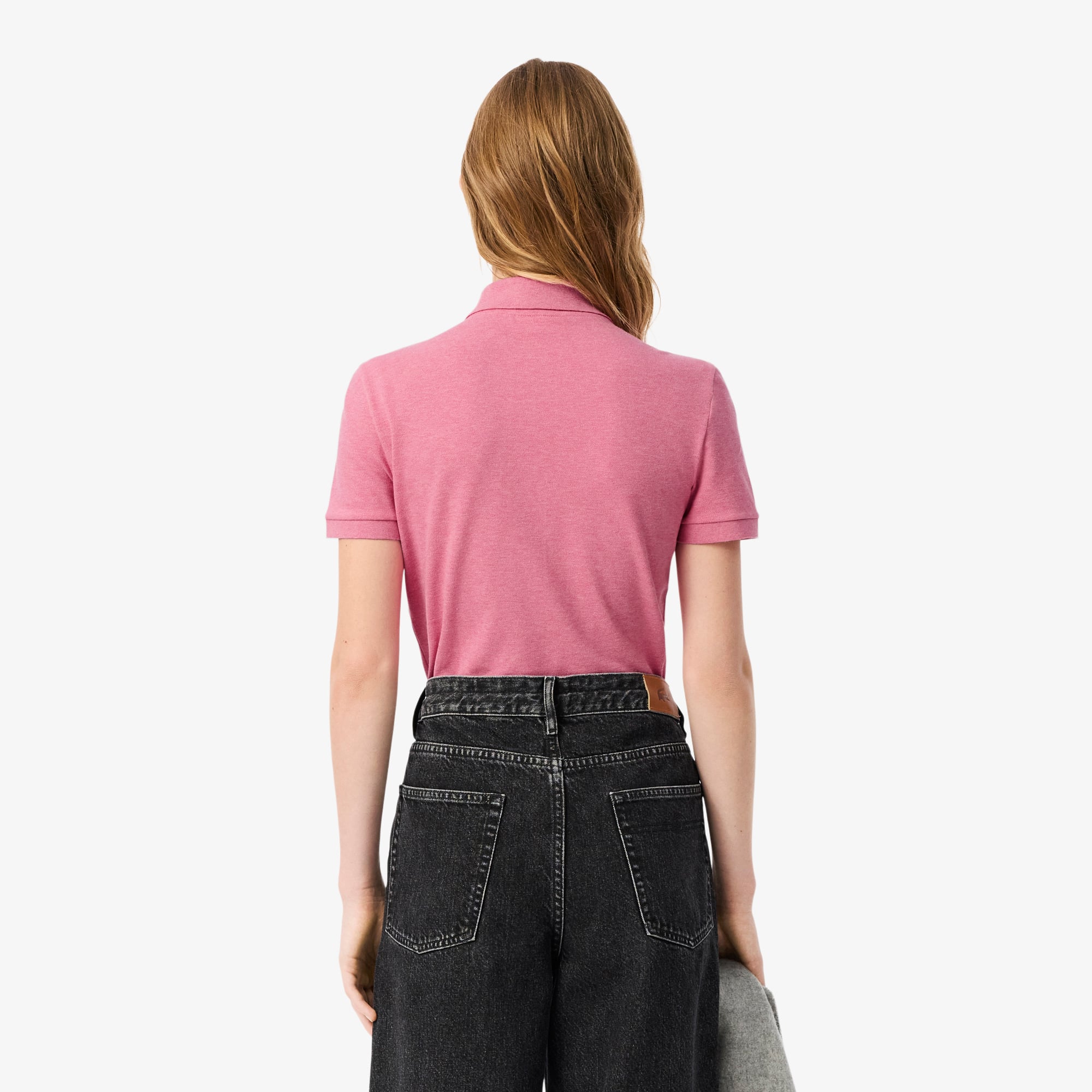 Áo Polo Lacoste Nữ L.12.D Ôm Dáng Chất Liệu Piqué Co Giãn