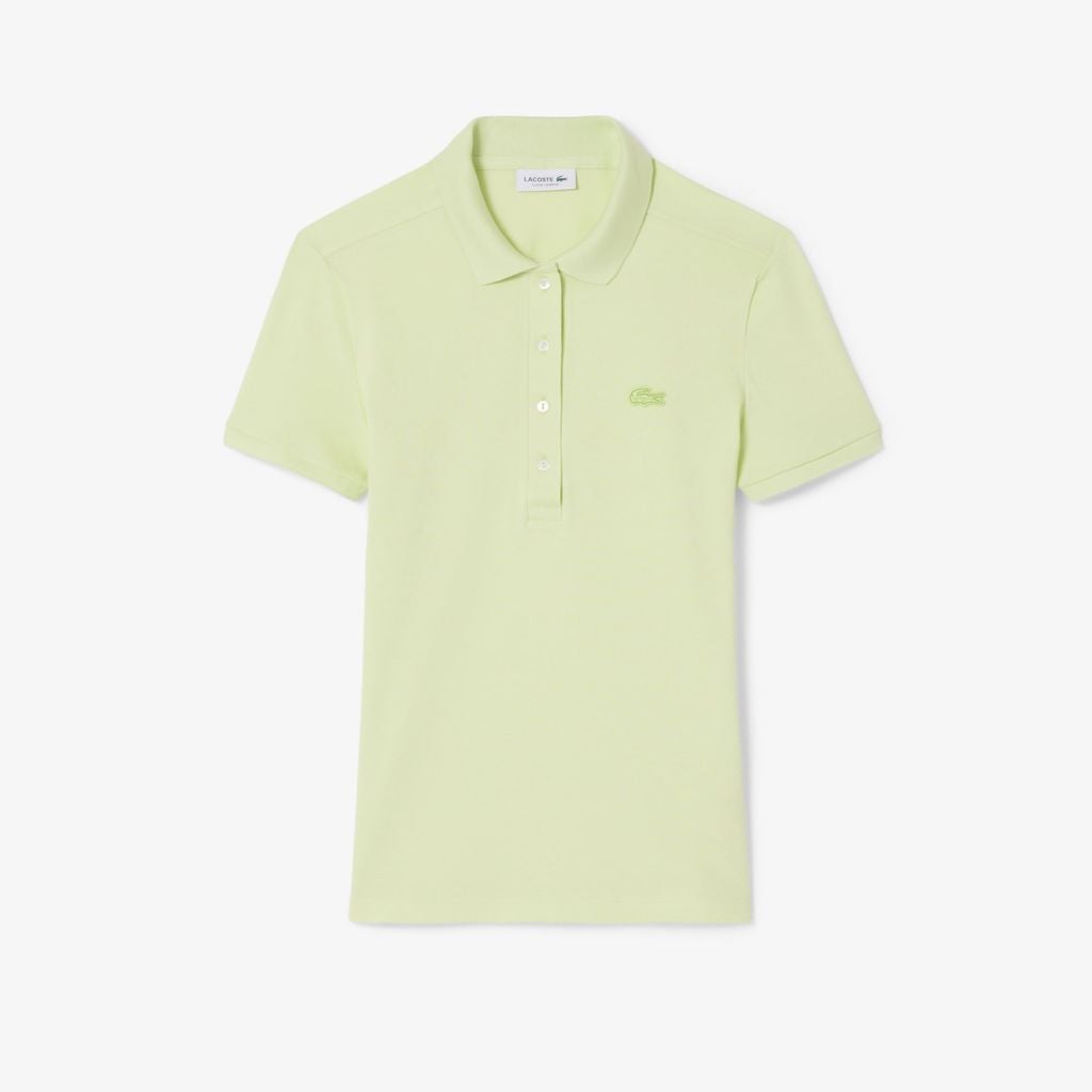 Áo Polo Lacoste Nữ L.12.D Ôm Dáng Chất Liệu Piqué Co Giãn
