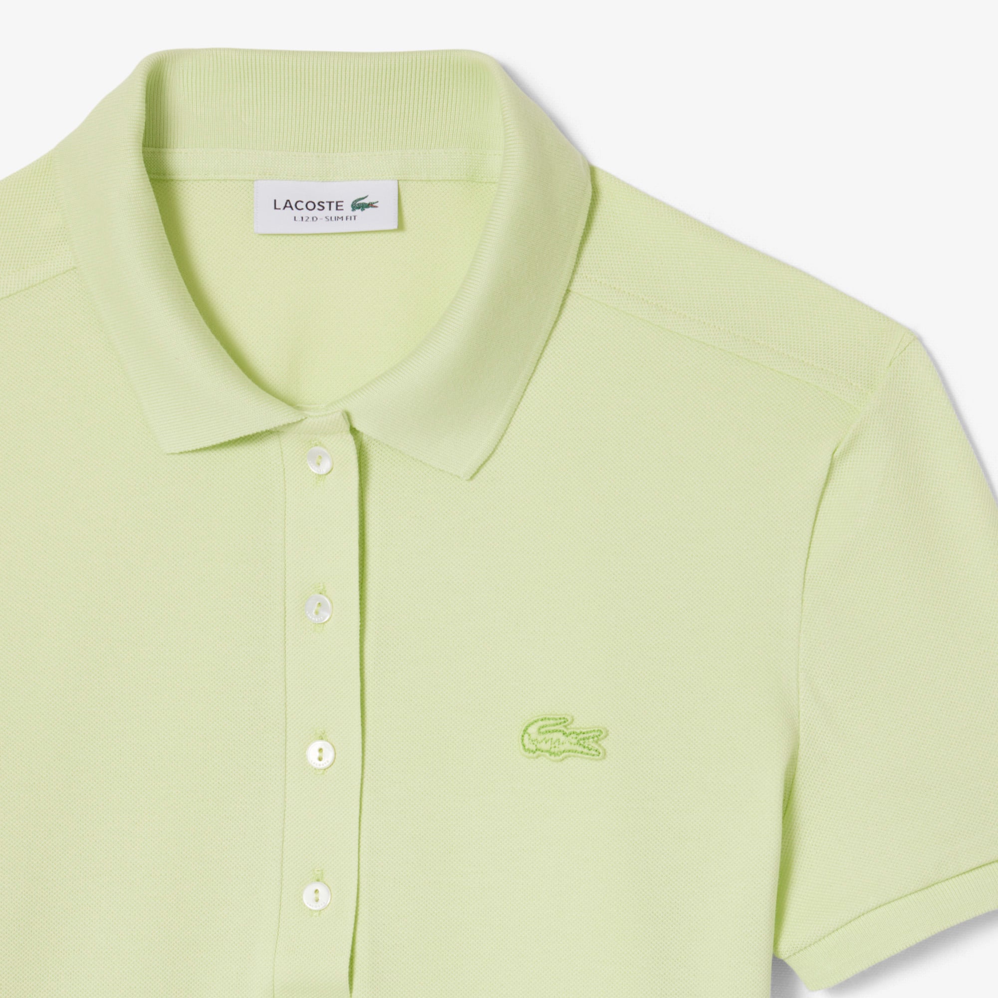 Áo Polo Lacoste Nữ L.12.D Ôm Dáng Chất Liệu Piqué Co Giãn