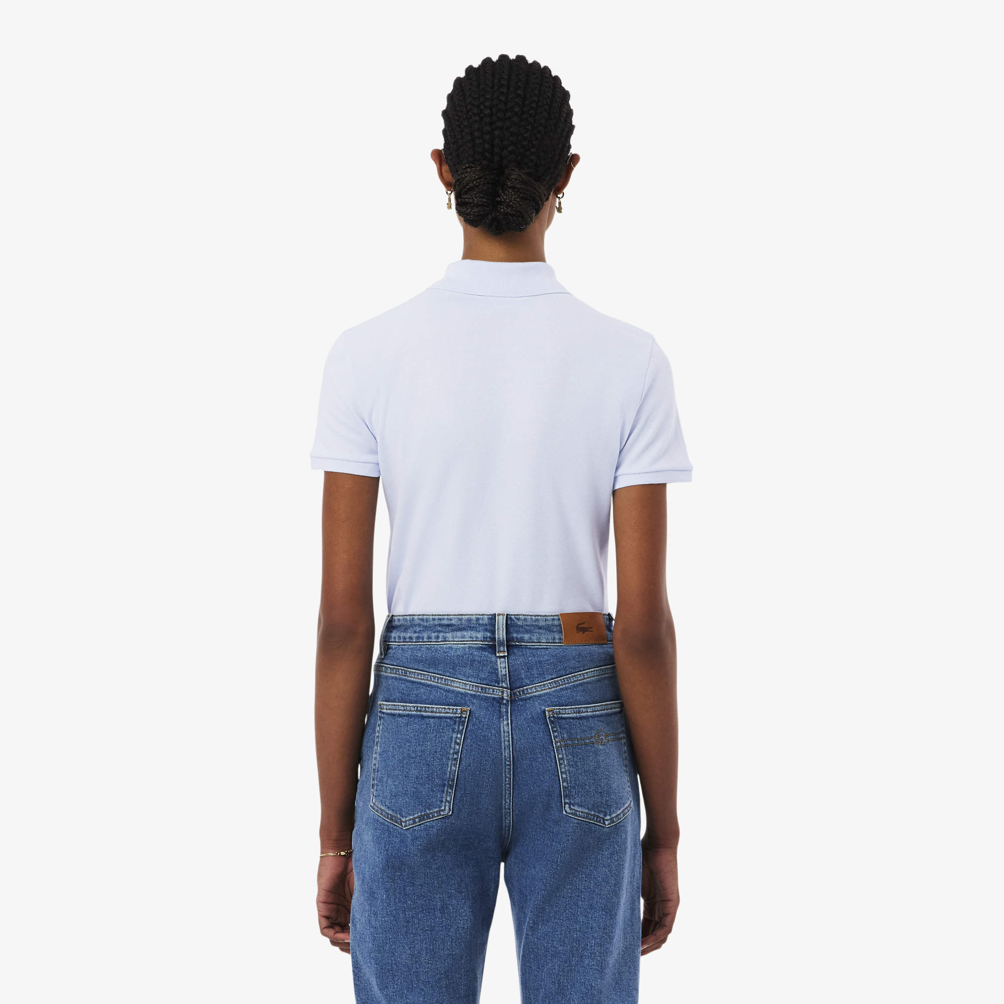 Áo Polo Lacoste Nữ L.12.D Ôm Dáng Chất Liệu Piqué Co Giãn