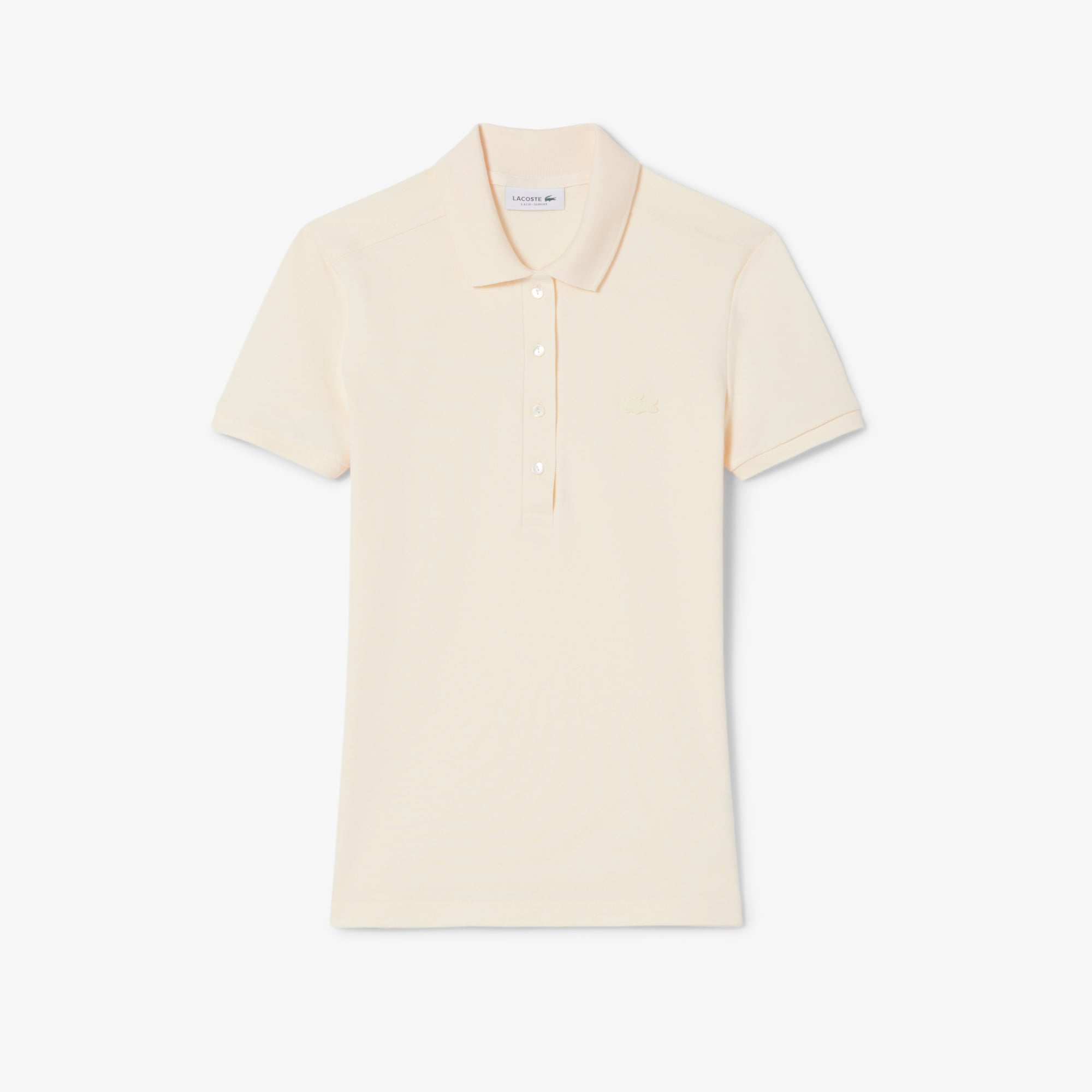 Áo Polo Lacoste Nữ L.12.D Ôm Dáng Chất Liệu Piqué Co Giãn