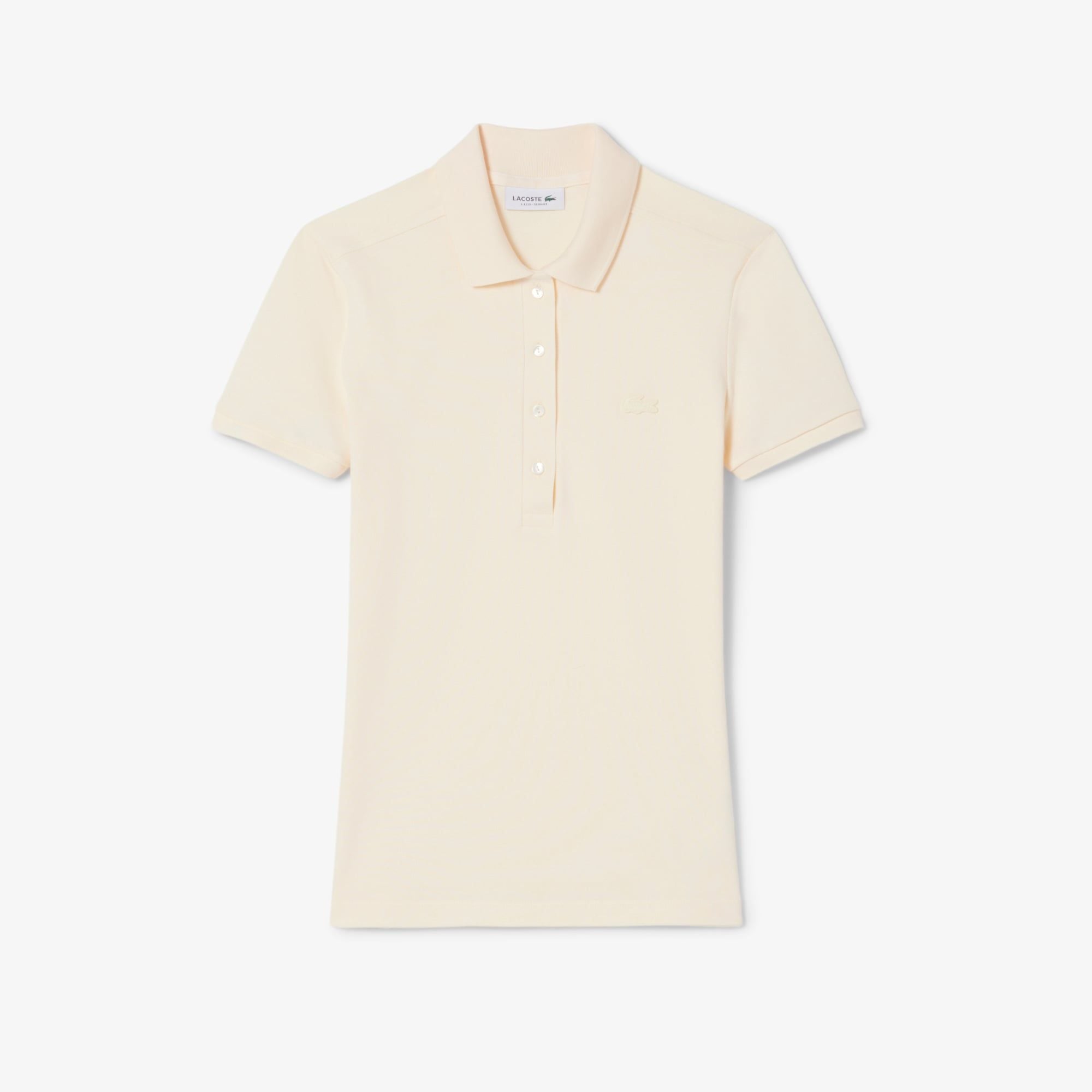 Áo Polo Lacoste Nữ L.12.D Ôm Dáng Chất Liệu Piqué Co Giãn