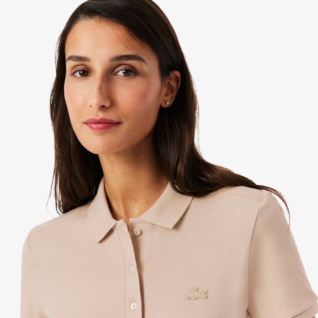 Áo Polo Lacoste Nữ L.12.D Ôm Dáng Chất Liệu Piqué Co Giãn