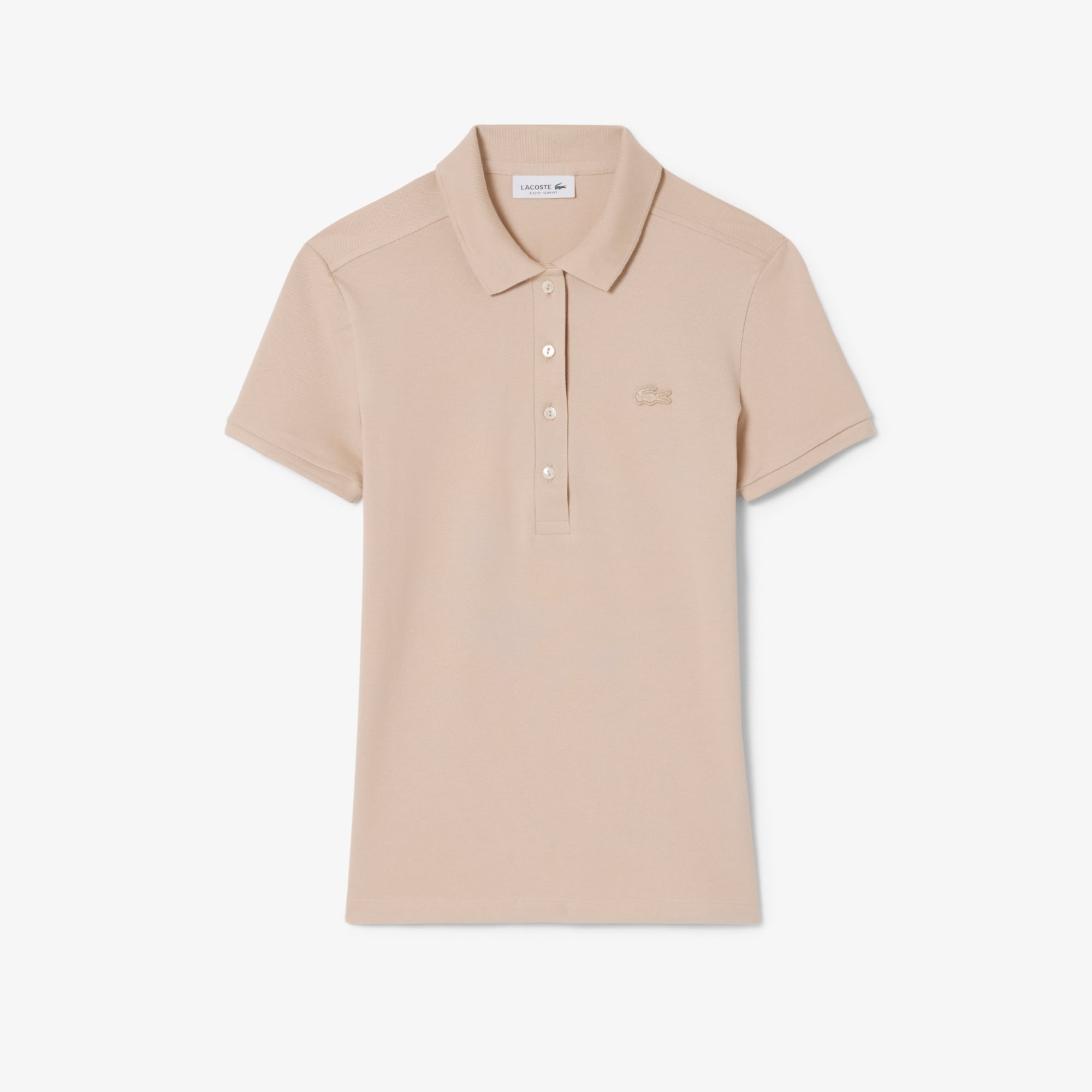Áo Polo Lacoste Nữ L.12.D Ôm Dáng Chất Liệu Piqué Co Giãn