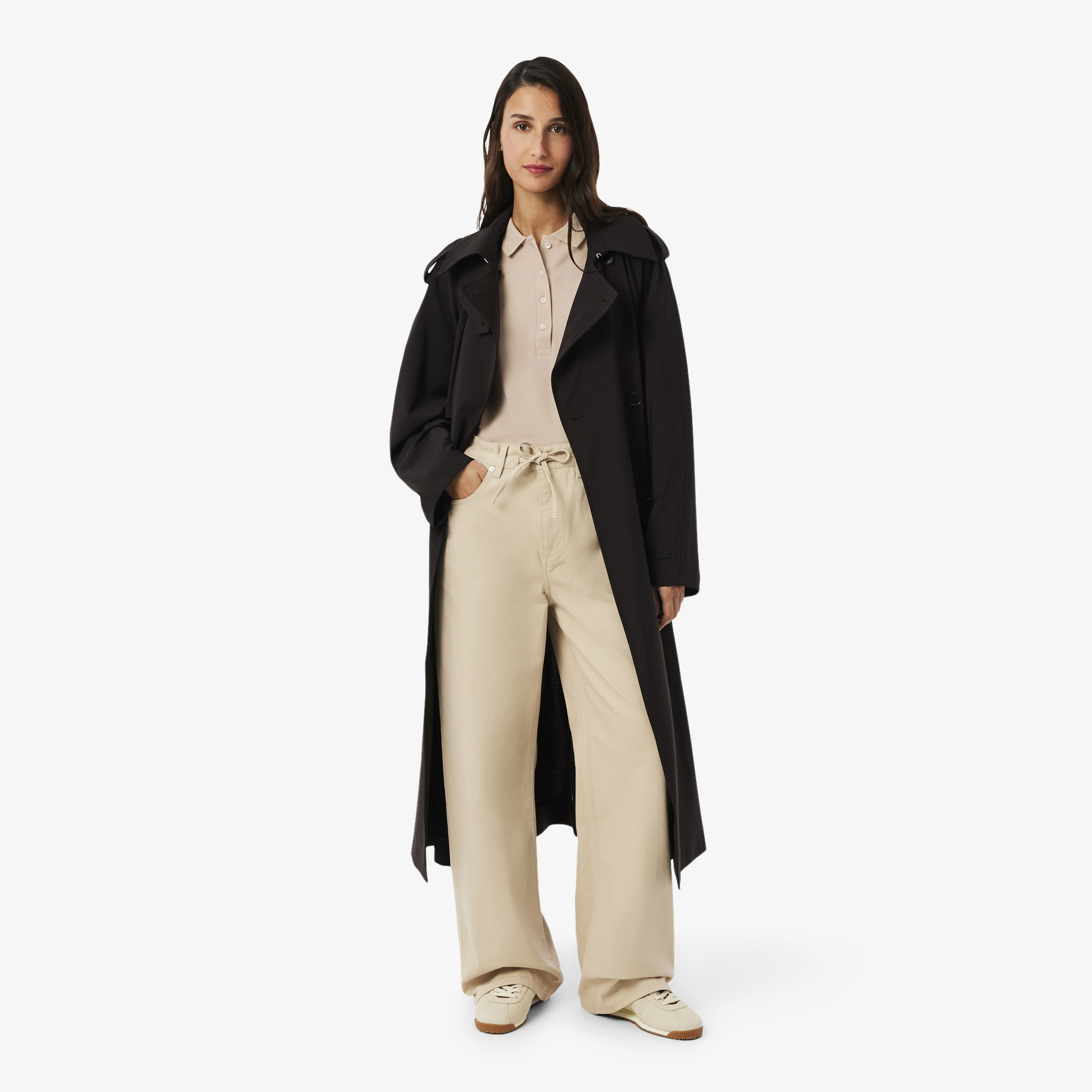 Áo Polo Lacoste Nữ L.12.D Ôm Dáng Chất Liệu Piqué Co Giãn