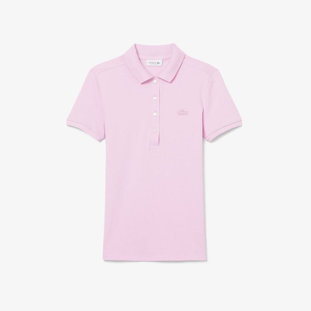 Áo Polo Lacoste Nữ L.12.D Ôm Dáng Chất Liệu Piqué Co Giãn