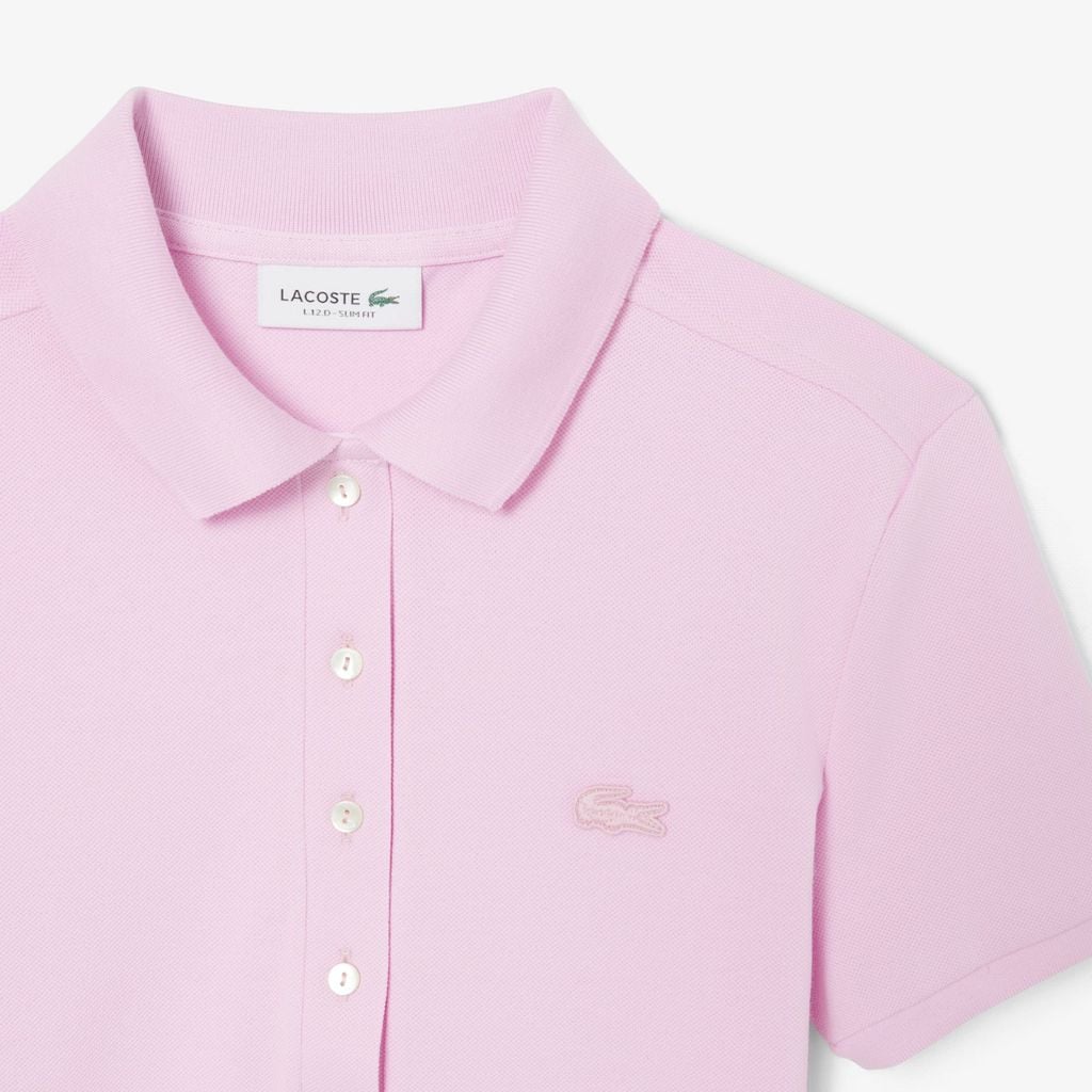 Áo Polo Lacoste Nữ L.12.D Ôm Dáng Chất Liệu Piqué Co Giãn