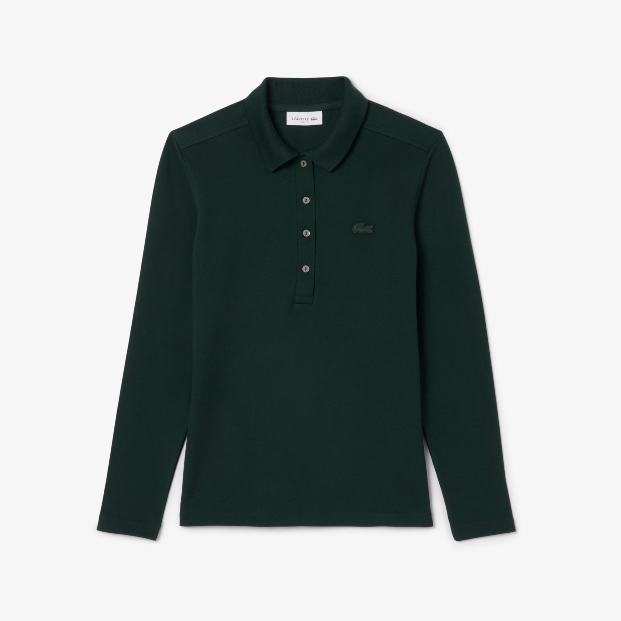 Áo Polo Lacoste Nữ L.12.D Piqué Ôm Dáng Co Giãn