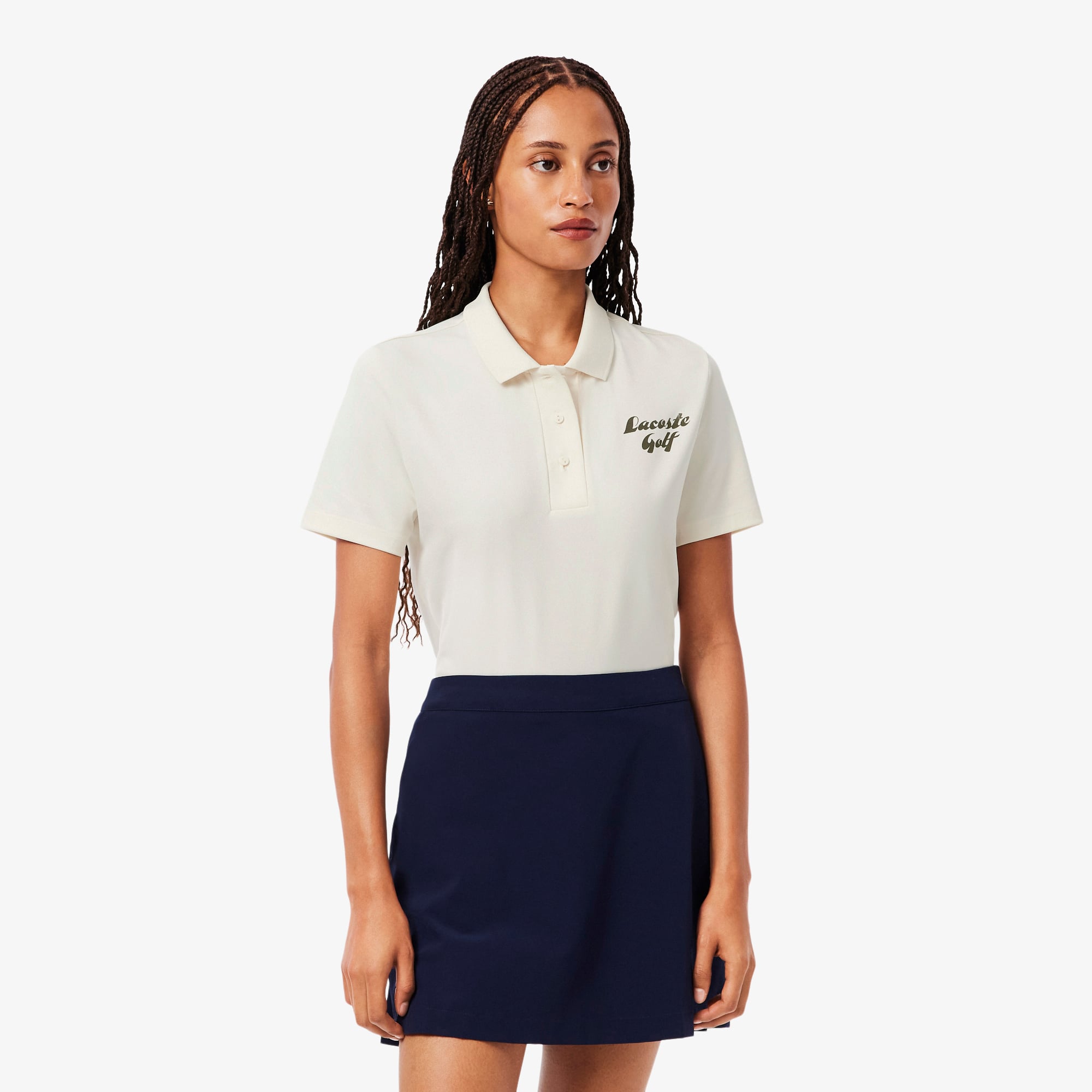 Áo Polo Golf Lacoste Nữ Dáng Suông Dáng Suôn Chống Tia Uv