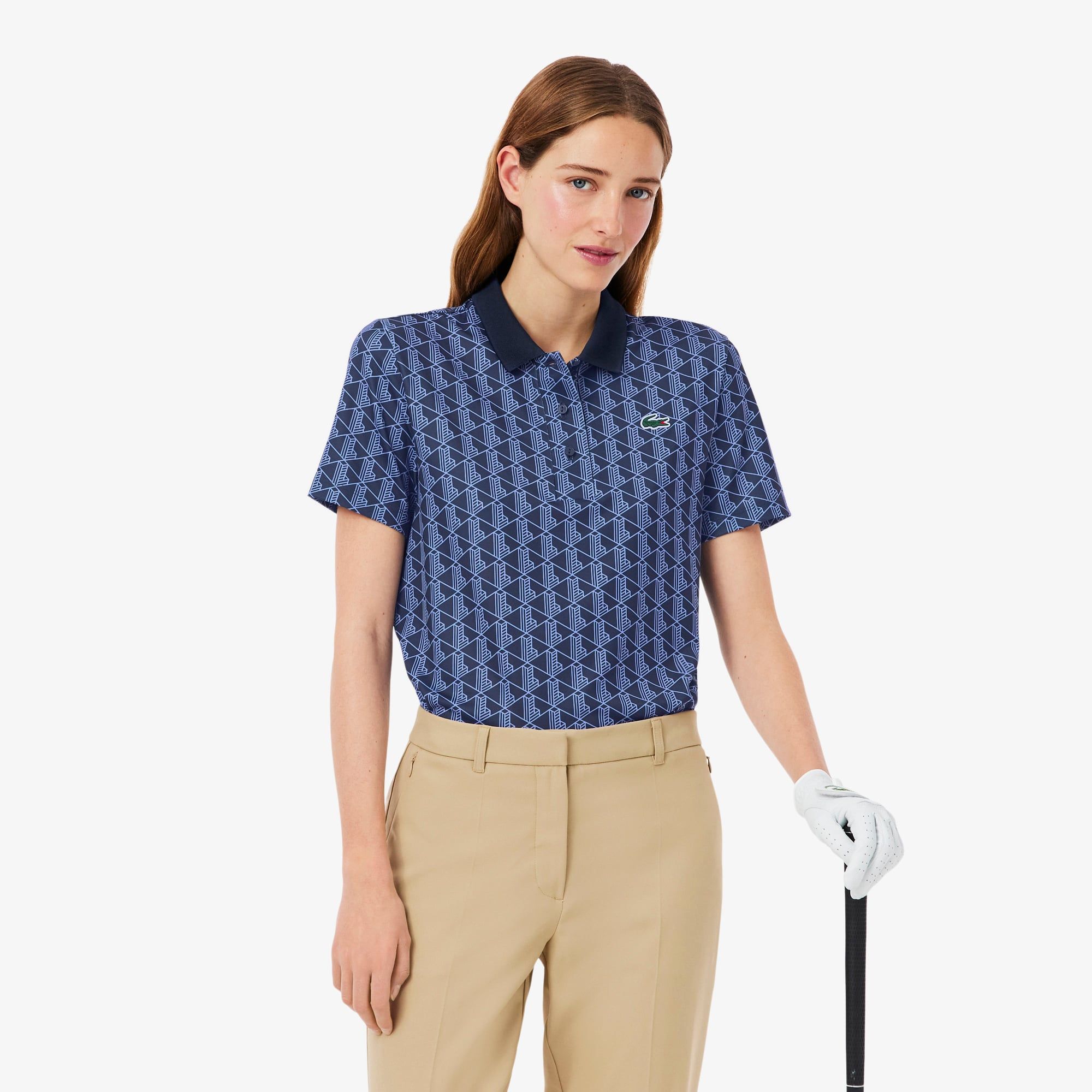 Áo Polo Golf Lacoste Nữ Dáng Suông Dáng Suôn Chống Tia Uv