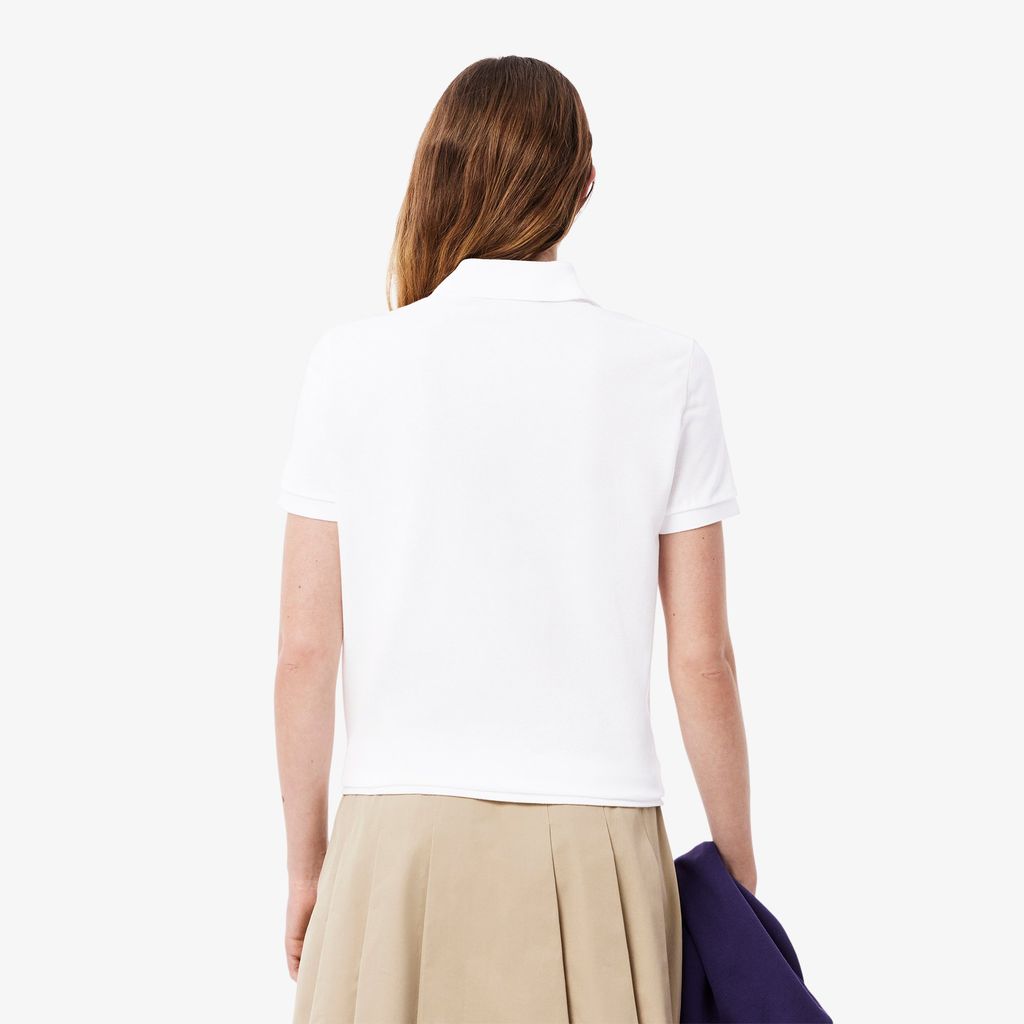 Áo Polo Lacoste Nữ Dáng Suông Chất Liệu Piqué Mềm Mại