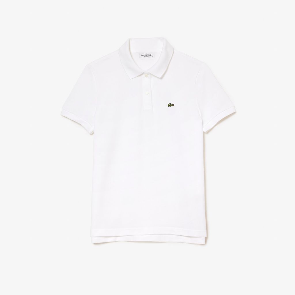 Áo Polo Lacoste Nữ Dáng Suông Chất Liệu Piqué Mềm Mại