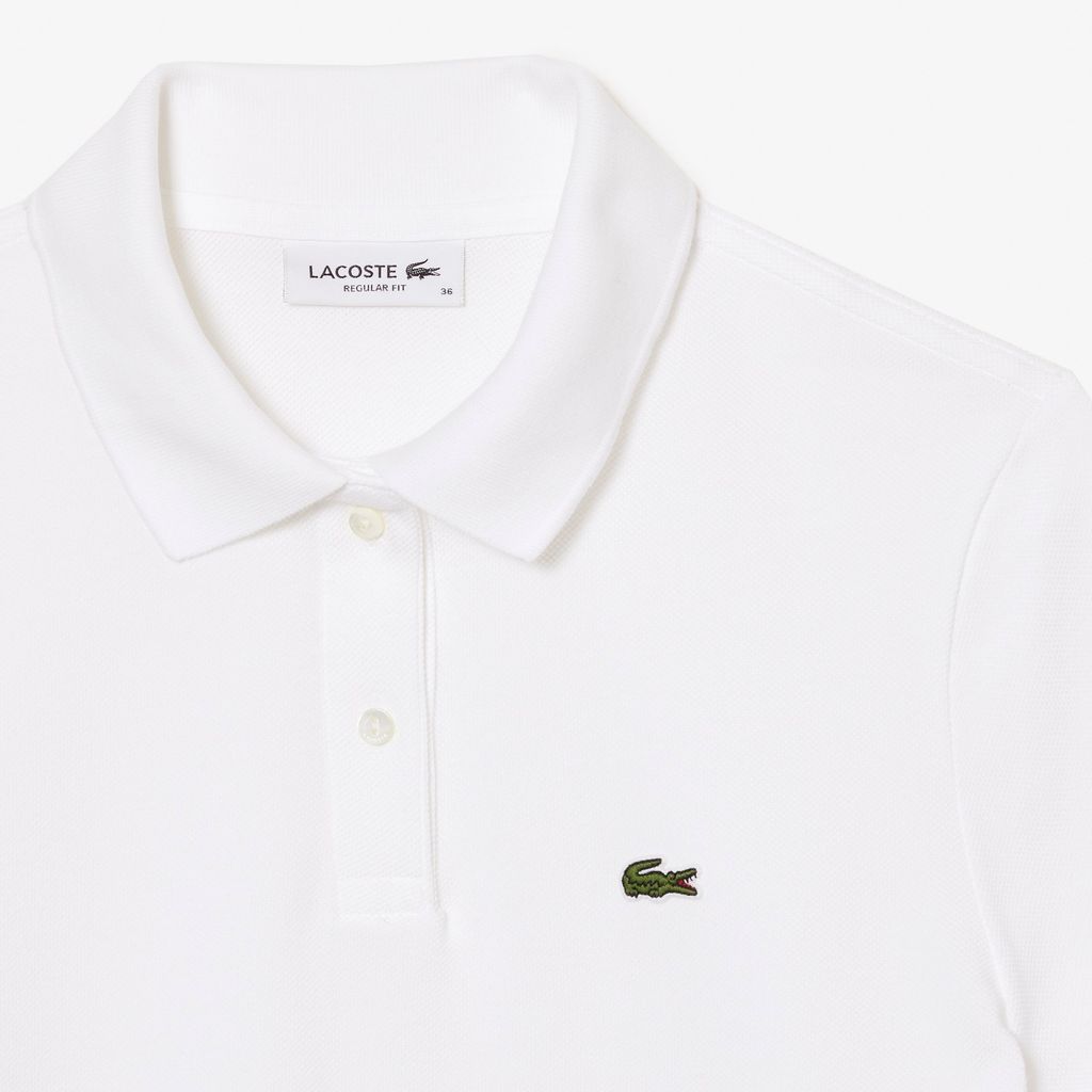 Áo Polo Lacoste Nữ Dáng Suông Chất Liệu Piqué Mềm Mại