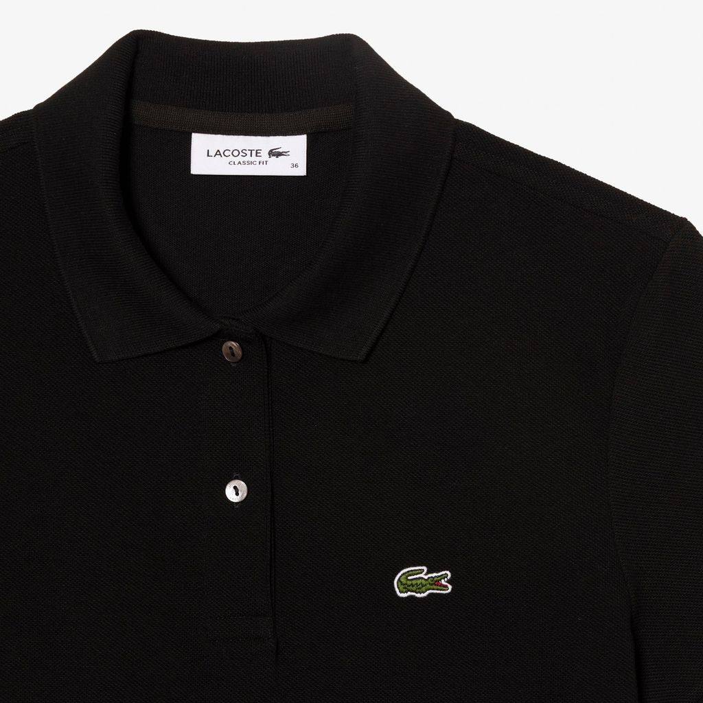 Áo Polo Lacoste Nữ Dáng Suông Chất Liệu Piqué Mềm Mại