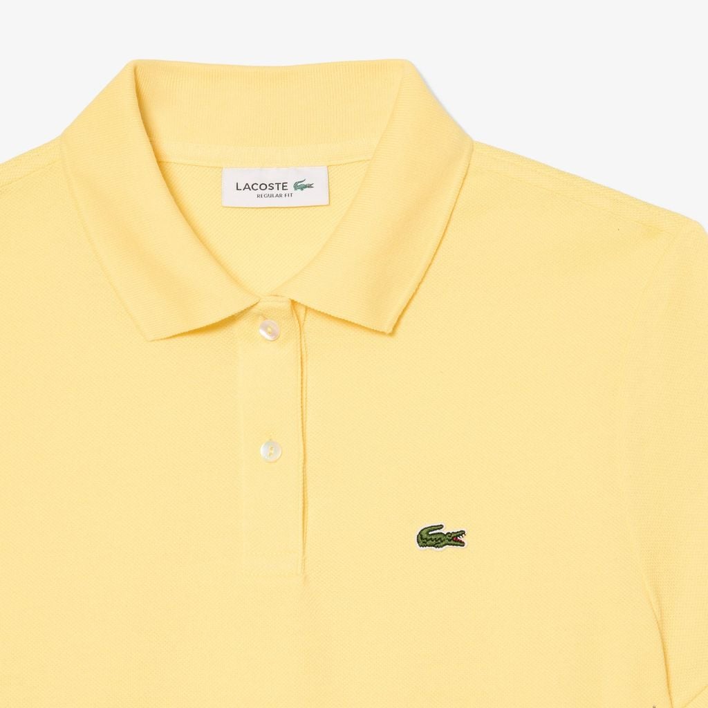 Áo Polo Lacoste Nữ Dáng Suông Chất Liệu Piqué Mềm Mại