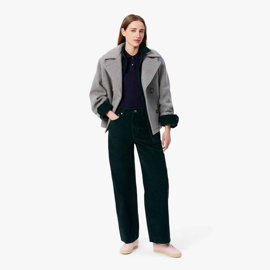 Áo Polo Lacoste Nữ Dáng Suông Chất Liệu Piqué Mềm Mại