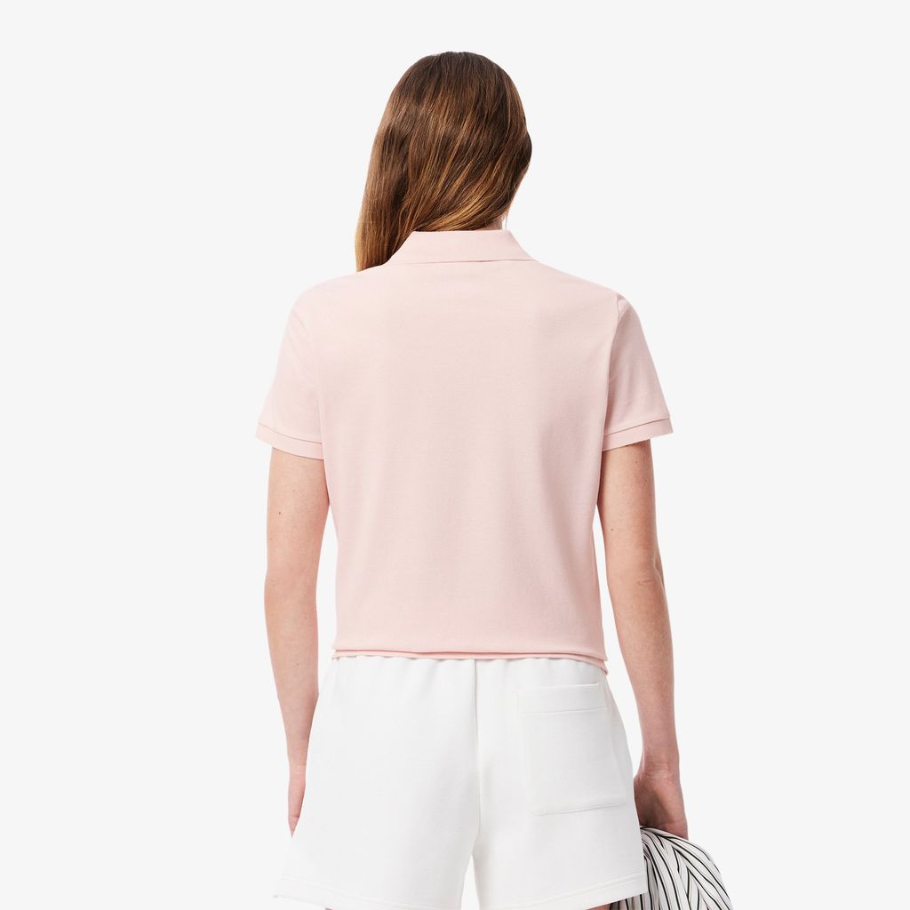 Áo Polo Lacoste Nữ Dáng Suông Chất Liệu Piqué Mềm Mại