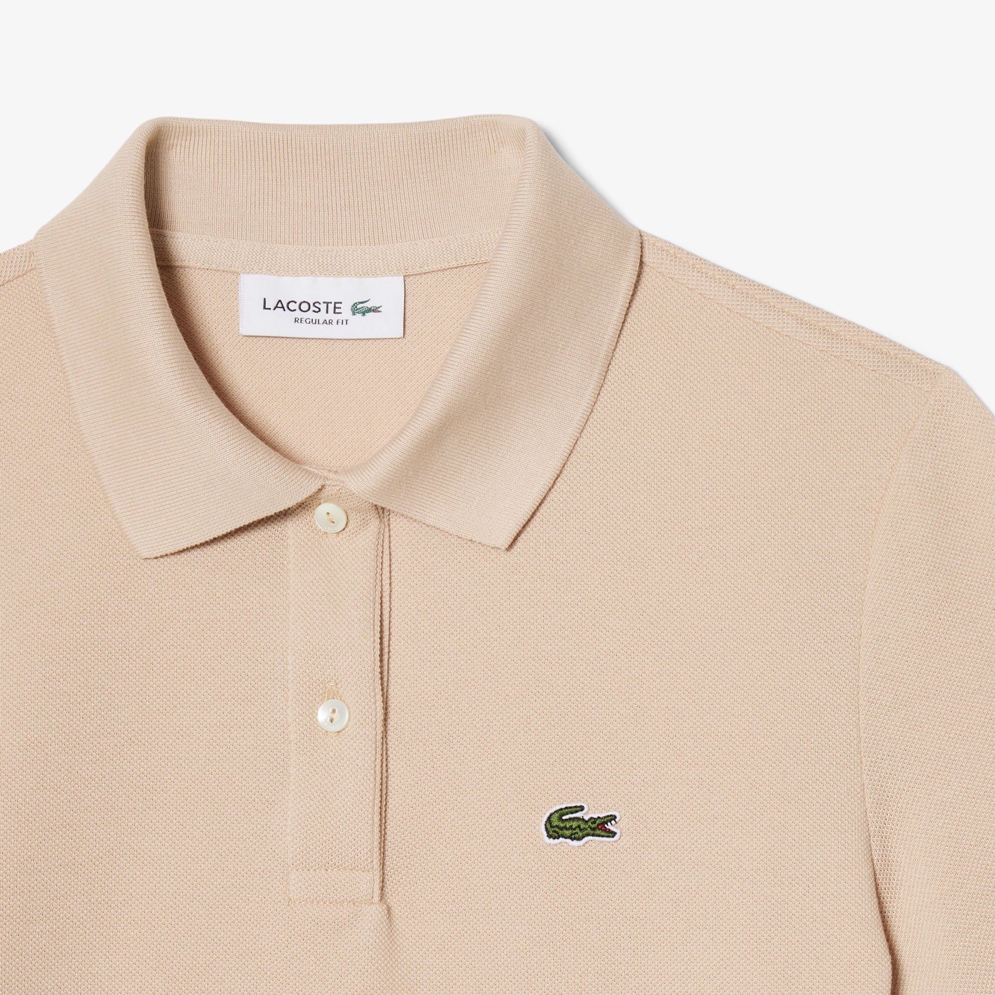 Áo Polo Lacoste Nữ Dáng Suông Chất Liệu Piqué Mềm Mại