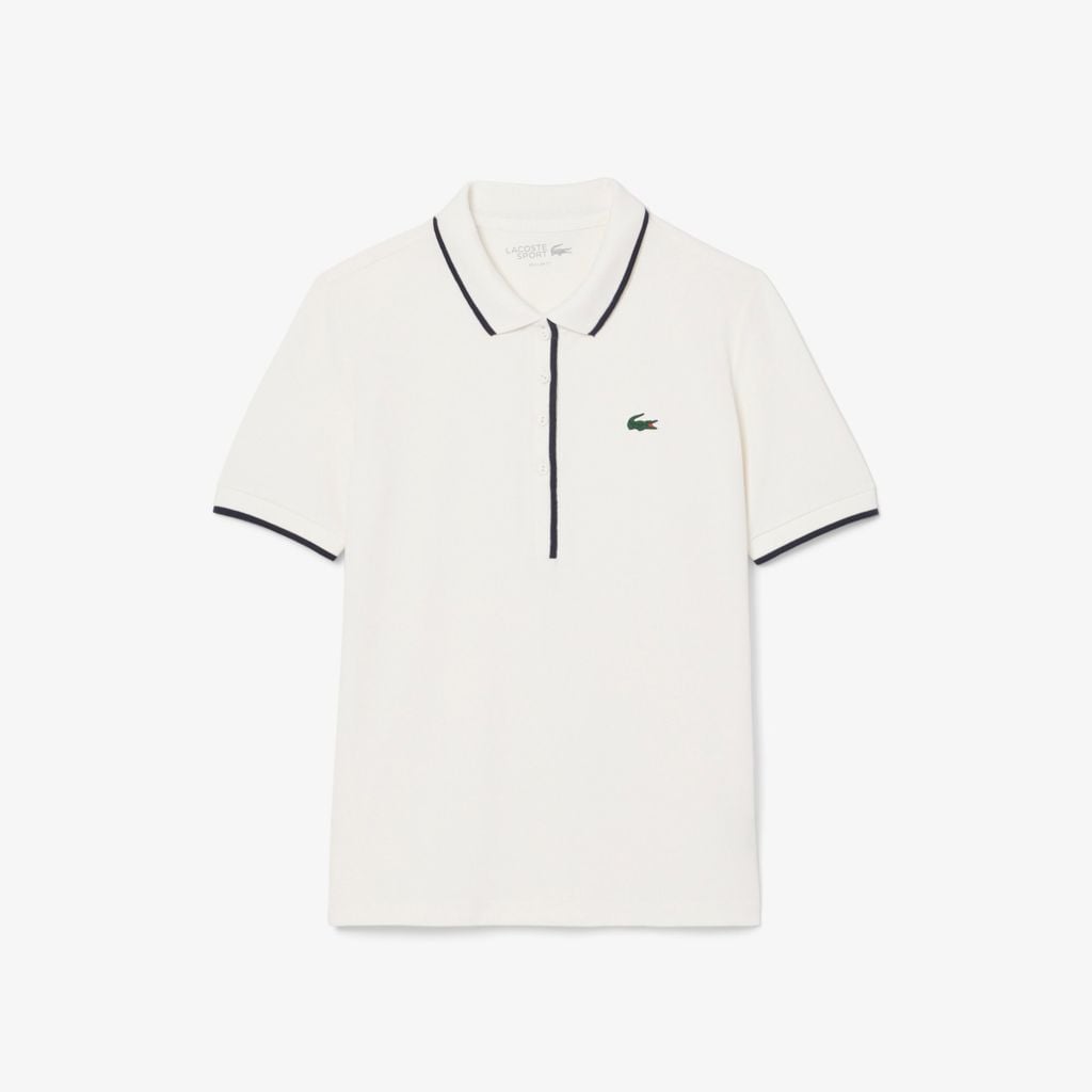 Áo Polo Tennis Lacoste Nữ Dáng Suông Điều Hòa Nhiệt Độ