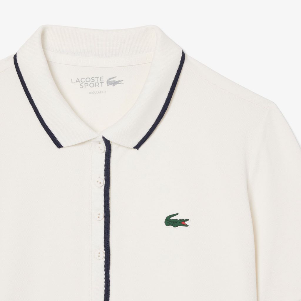 Áo Polo Tennis Lacoste Nữ Dáng Suông Điều Hòa Nhiệt Độ