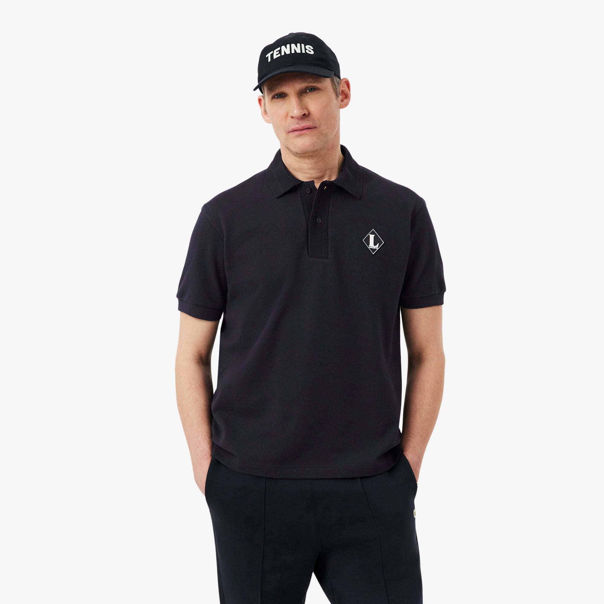Áo Polo Lacoste Nam Dáng Cổ Điển Sản Xuất Tại Pháp Có Phù Hiệu