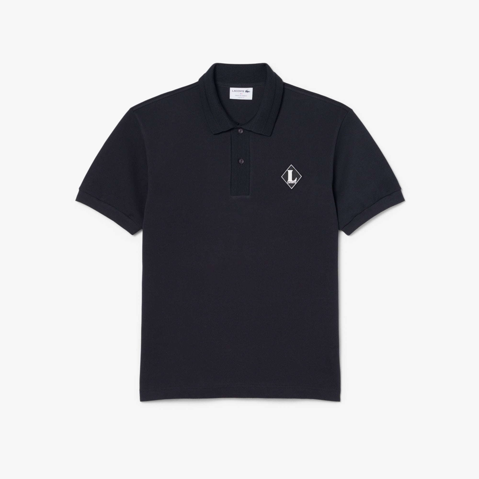 Áo Polo Lacoste Nam Dáng Cổ Điển Sản Xuất Tại Pháp Có Phù Hiệu