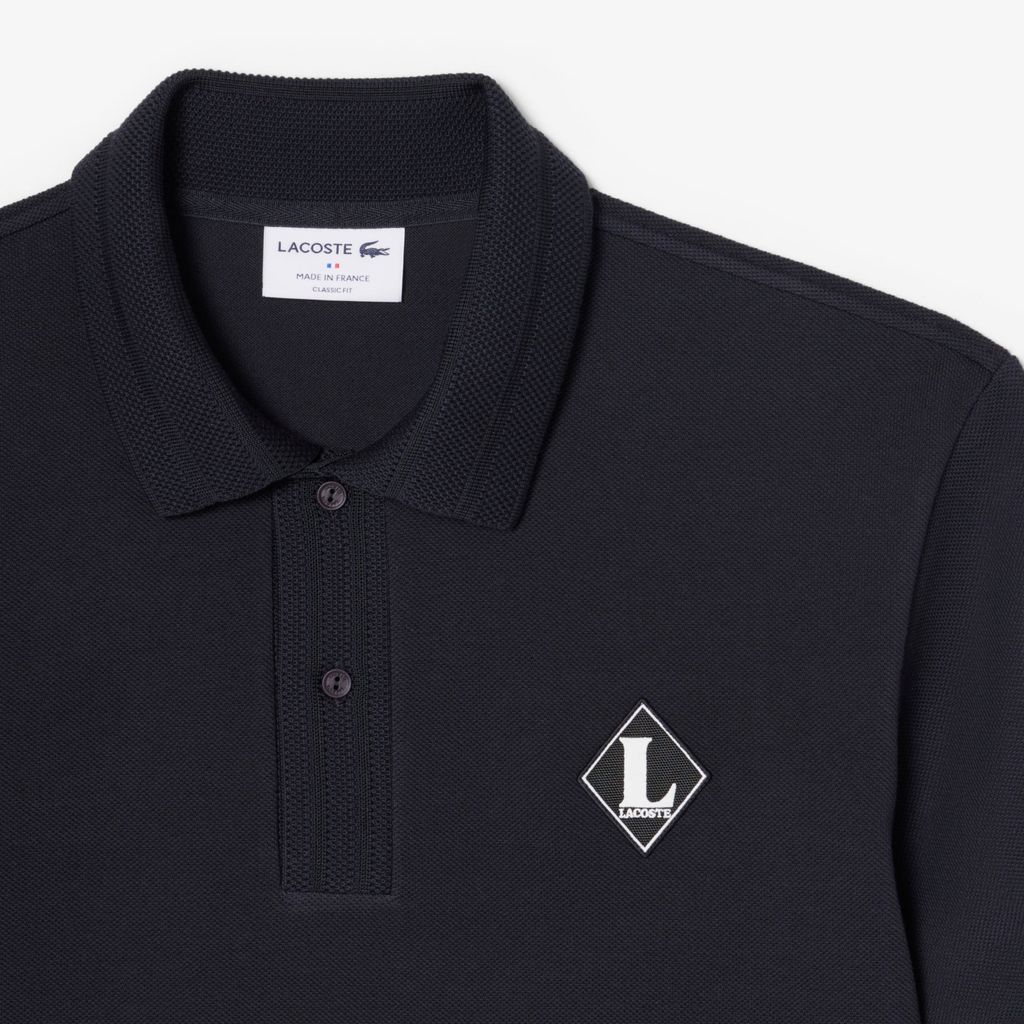 Áo Polo Lacoste Nam Dáng Cổ Điển Sản Xuất Tại Pháp Có Phù Hiệu