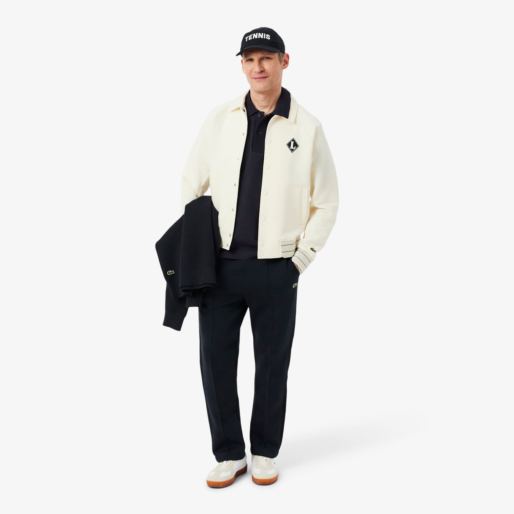 Áo Polo Lacoste Nam Dáng Cổ Điển Sản Xuất Tại Pháp Có Phù Hiệu