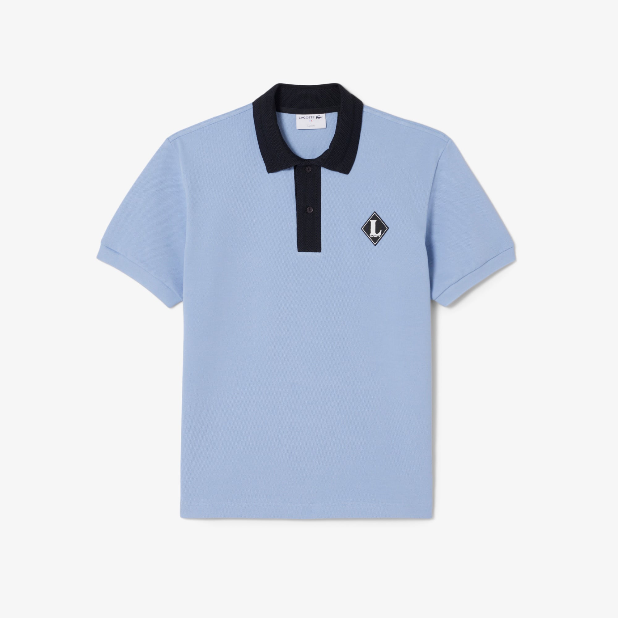 Áo Polo Lacoste Nam Dáng Cổ Điển Sản Xuất Tại Pháp Có Phù Hiệu