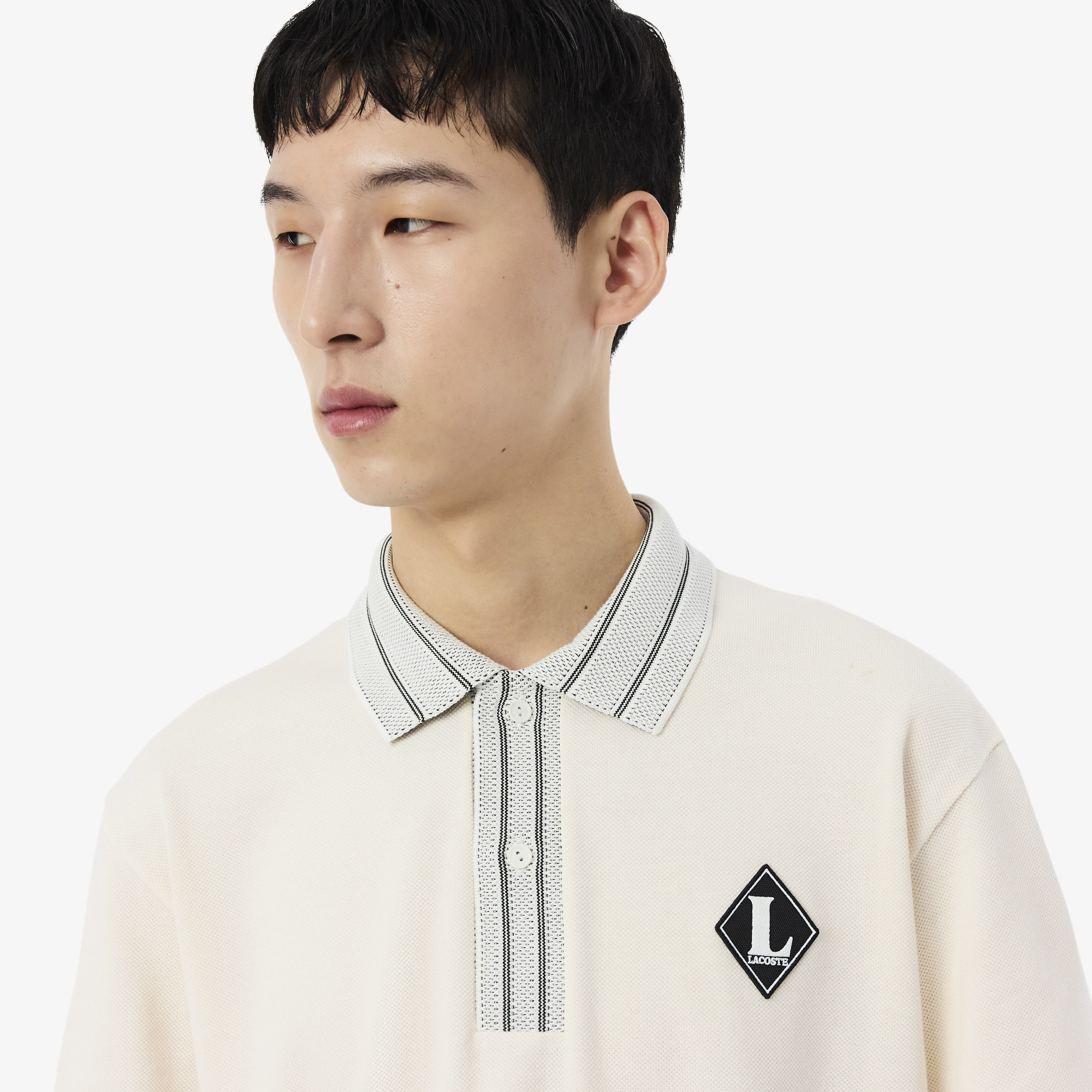 Áo Polo Lacoste Nam Dáng Cổ Điển Sản Xuất Tại Pháp Có Phù Hiệu