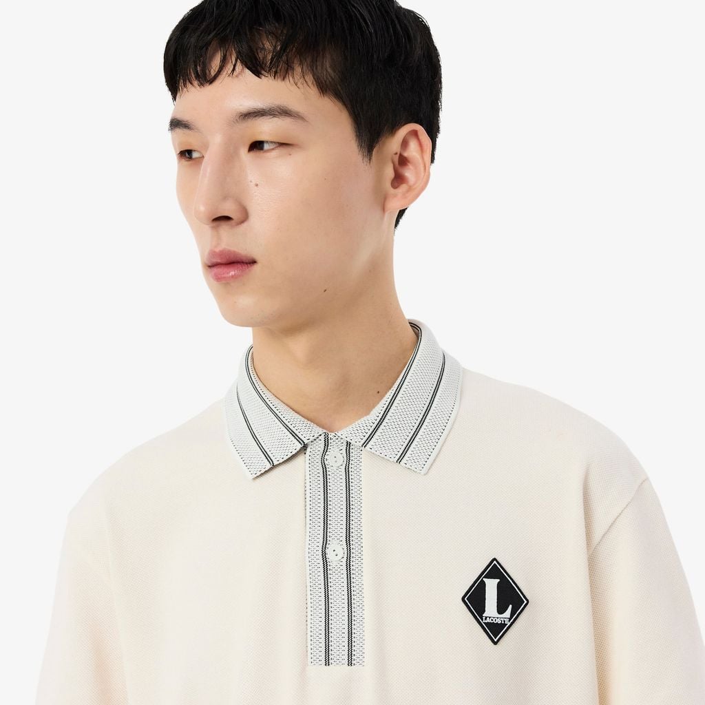 Áo Polo Lacoste Nam Dáng Cổ Điển Sản Xuất Tại Pháp Có Phù Hiệu
