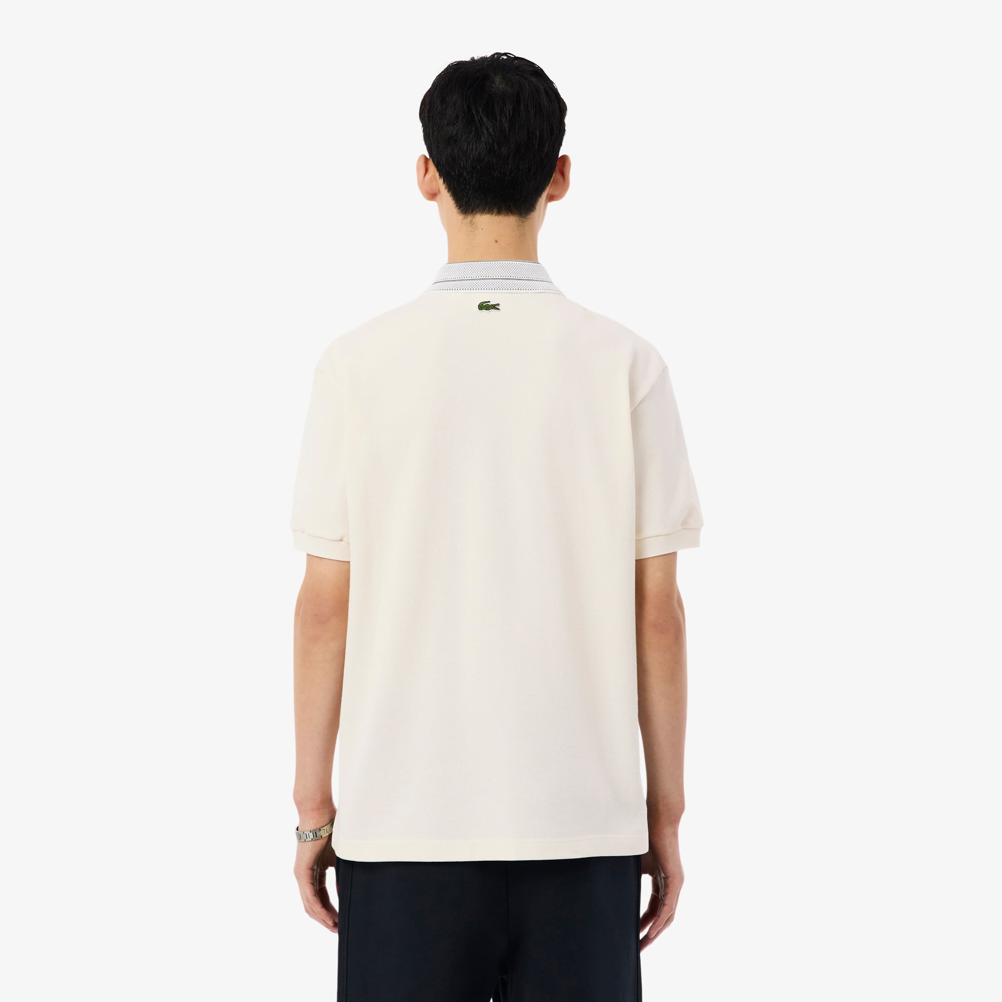 Áo Polo Lacoste Nam Dáng Cổ Điển Sản Xuất Tại Pháp Có Phù Hiệu