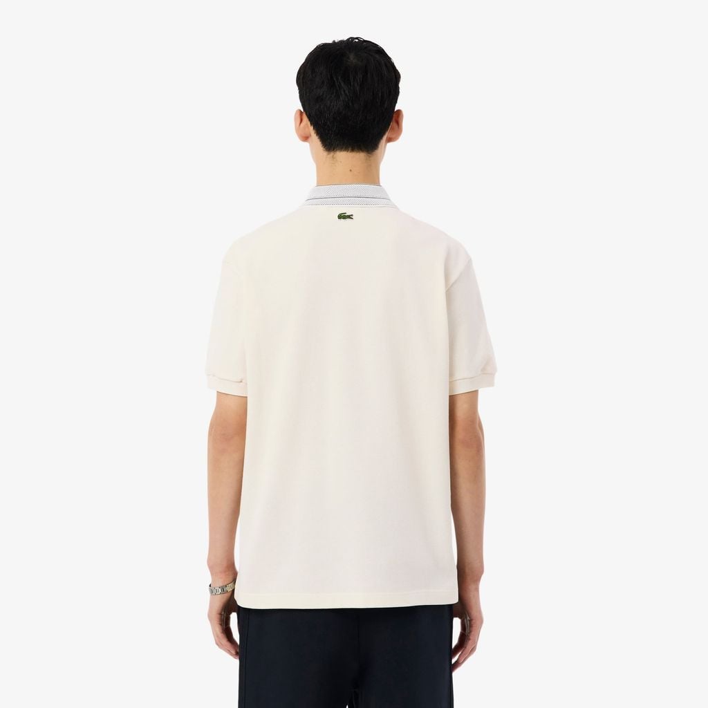 Áo Polo Lacoste Nam Dáng Cổ Điển Sản Xuất Tại Pháp Có Phù Hiệu