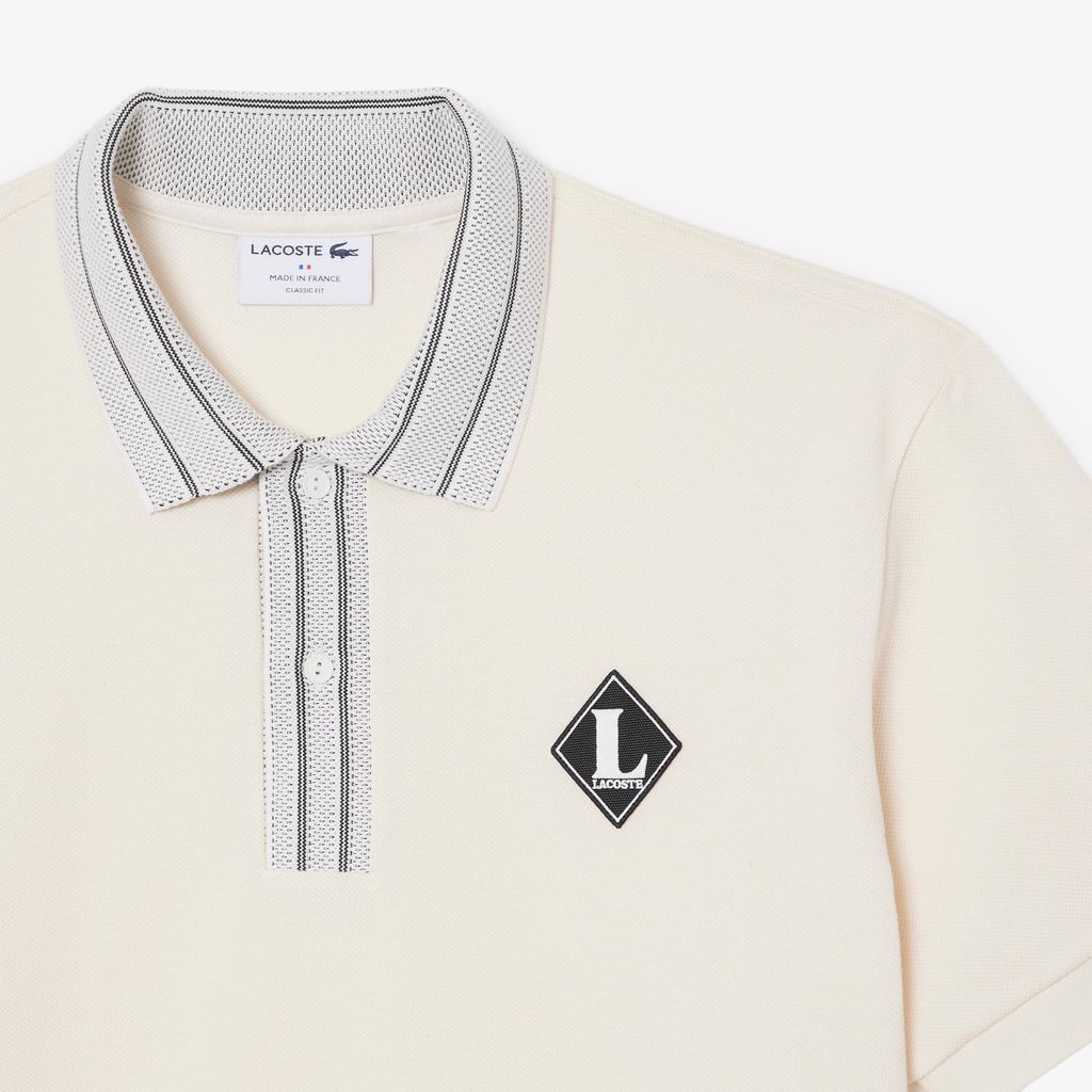 Áo Polo Lacoste Nam Dáng Cổ Điển Sản Xuất Tại Pháp Có Phù Hiệu