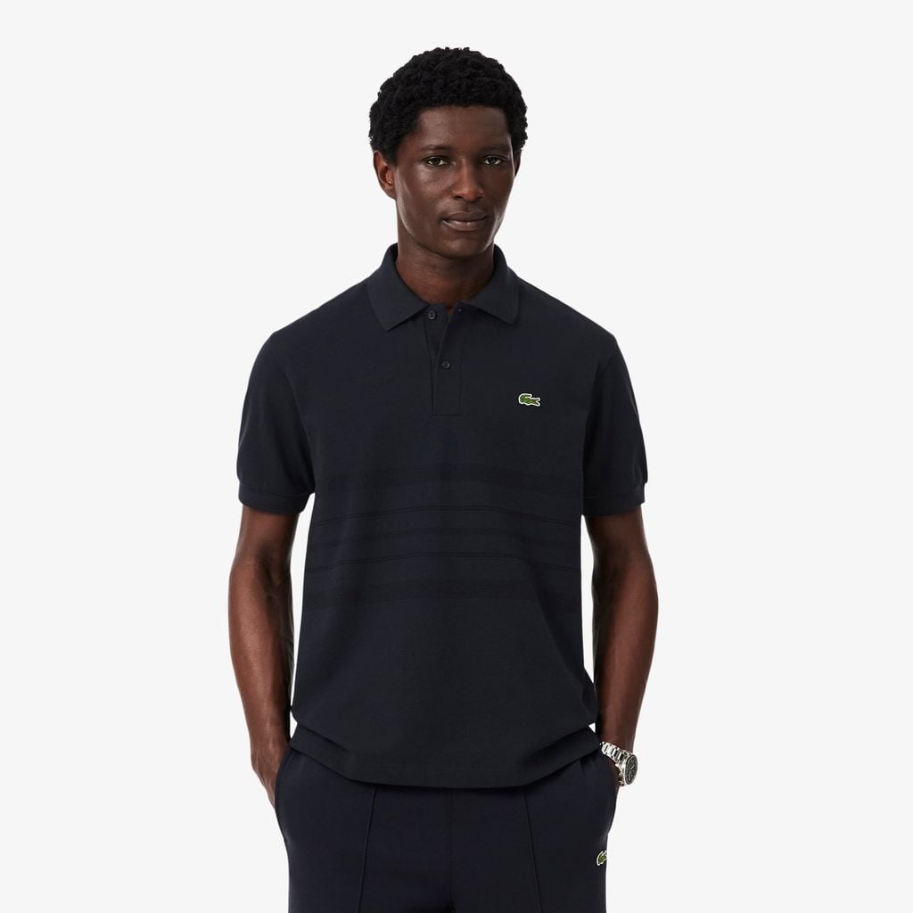 Áo Polo Lacoste Nam Dáng Cổ Điển Kẻ Sọc Sản Xuất Tại Pháp