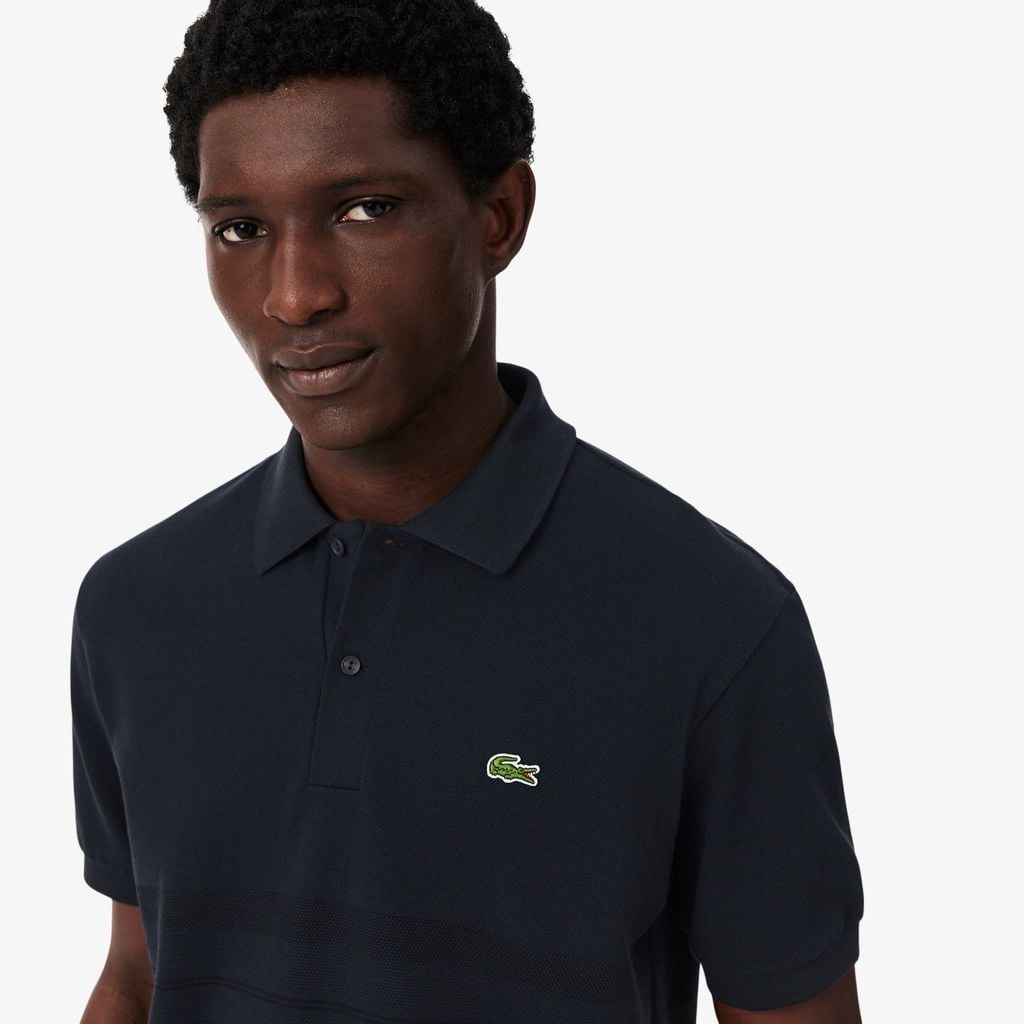 Áo Polo Lacoste Nam Dáng Cổ Điển Kẻ Sọc Sản Xuất Tại Pháp