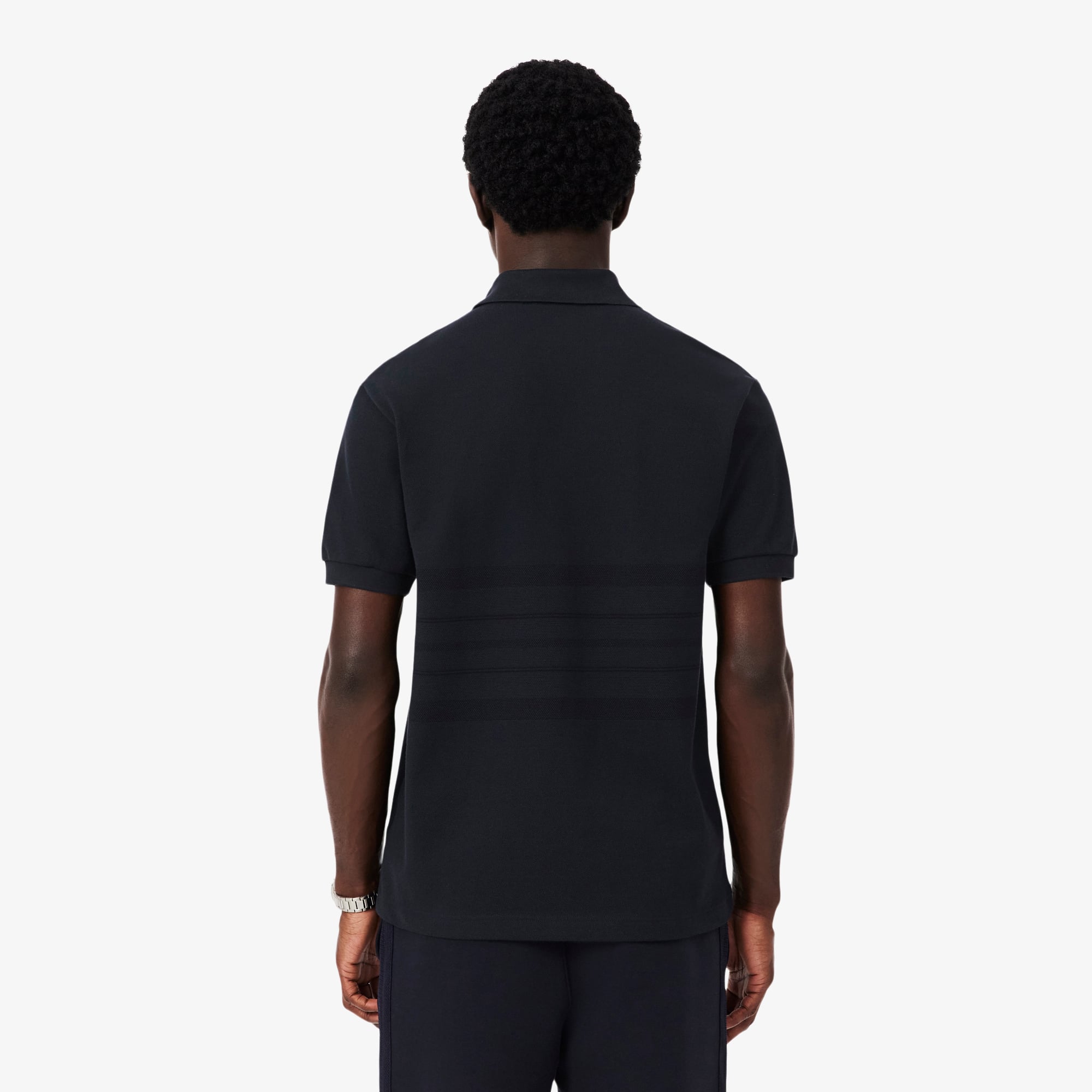 Áo Polo Lacoste Nam Dáng Cổ Điển Kẻ Sọc Sản Xuất Tại Pháp