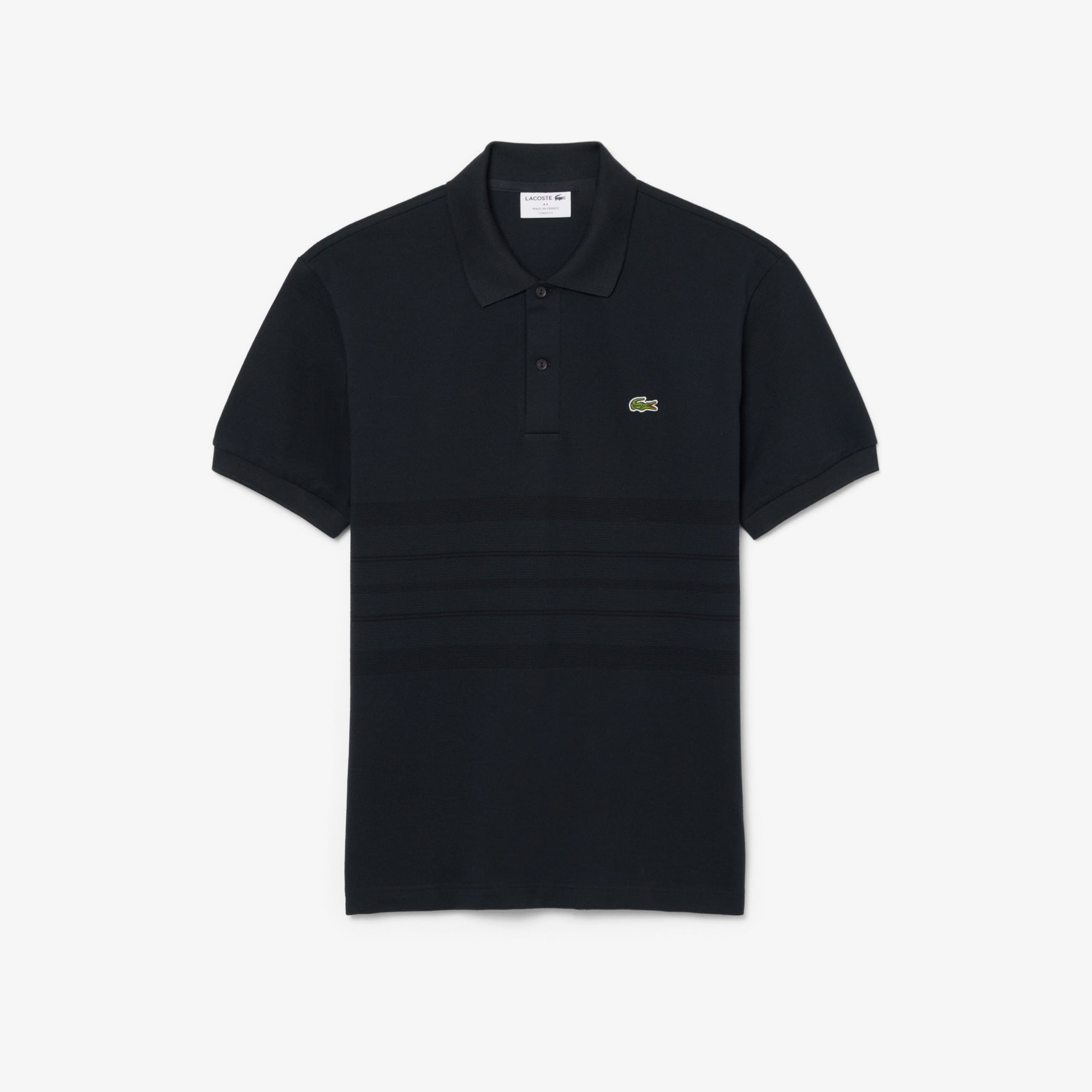 Áo Polo Lacoste Nam Dáng Cổ Điển Kẻ Sọc Sản Xuất Tại Pháp