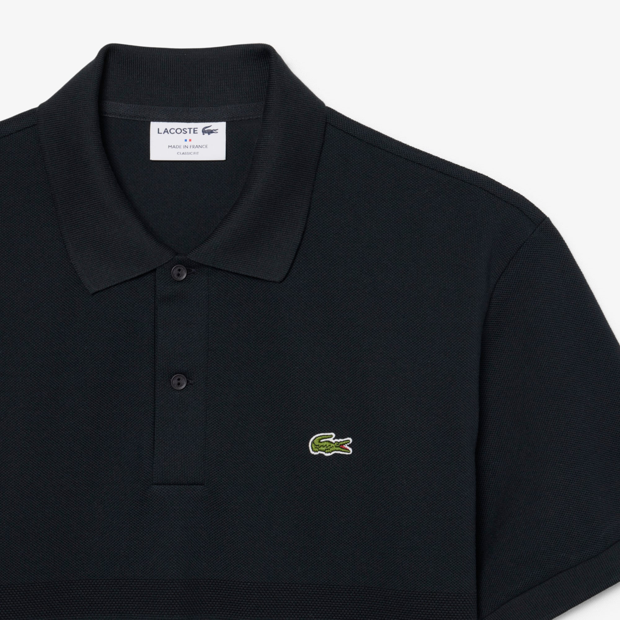 Áo Polo Lacoste Nam Dáng Cổ Điển Kẻ Sọc Sản Xuất Tại Pháp