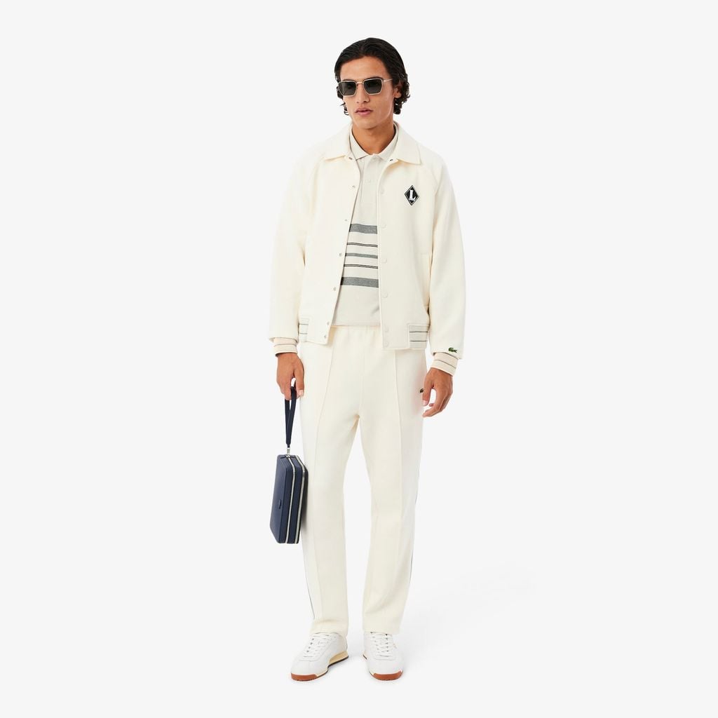 Áo Polo Lacoste Nam Dáng Cổ Điển Kẻ Sọc Sản Xuất Tại Pháp